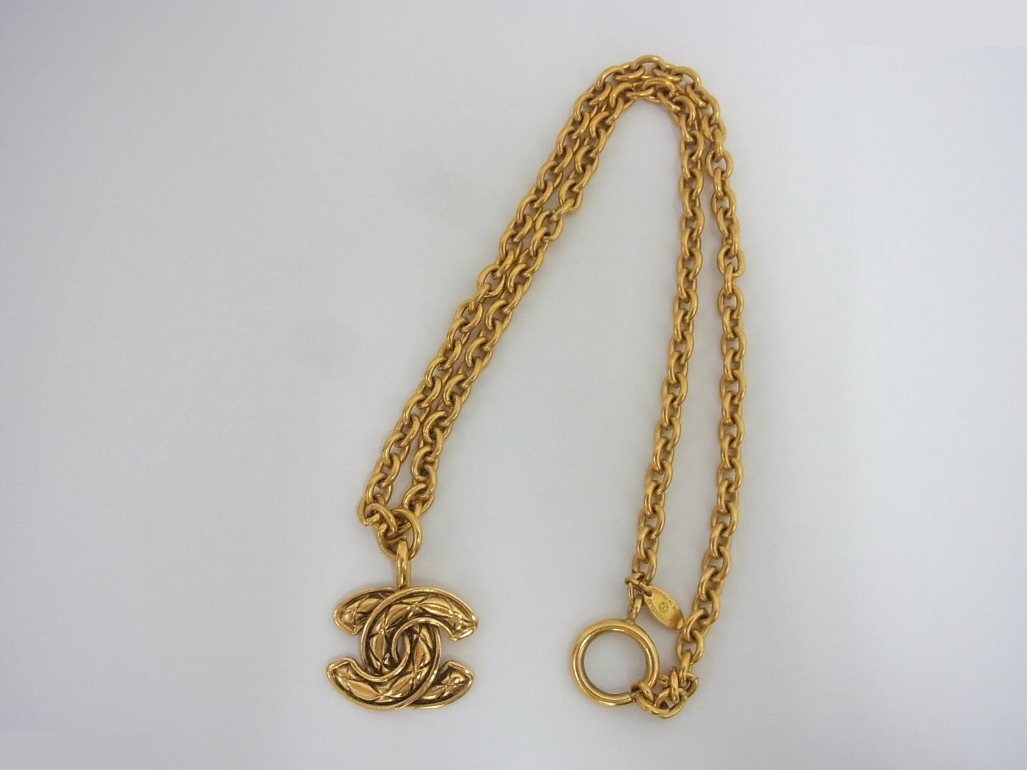 Coco Mark Matelassé Necklace, Chain approx. 58cm — view 2