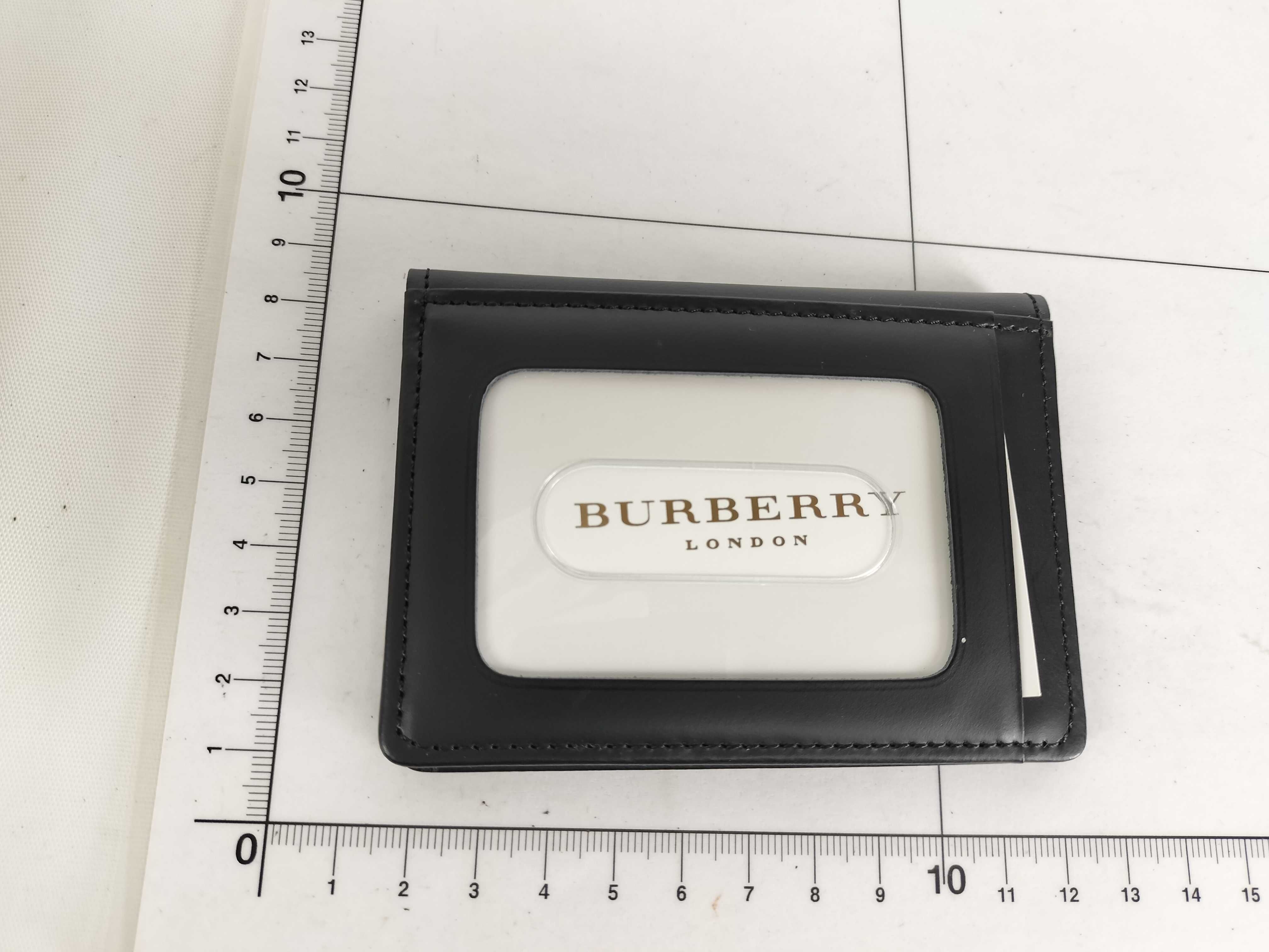 Leather Card Case, Black (Card Case/Pass Case/Business Card Holder) — view 10