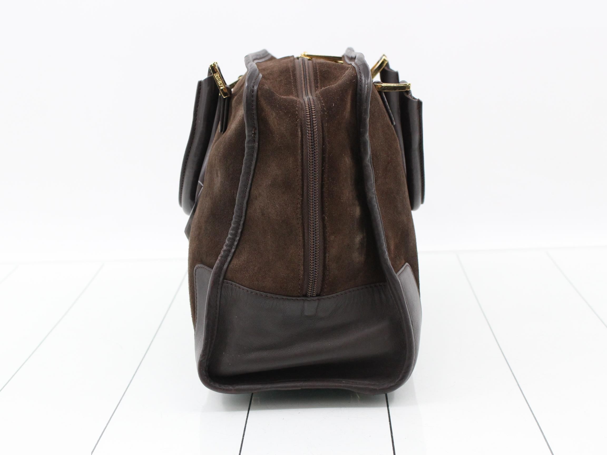 Amazona Suede/Leather Handbag — view 3
