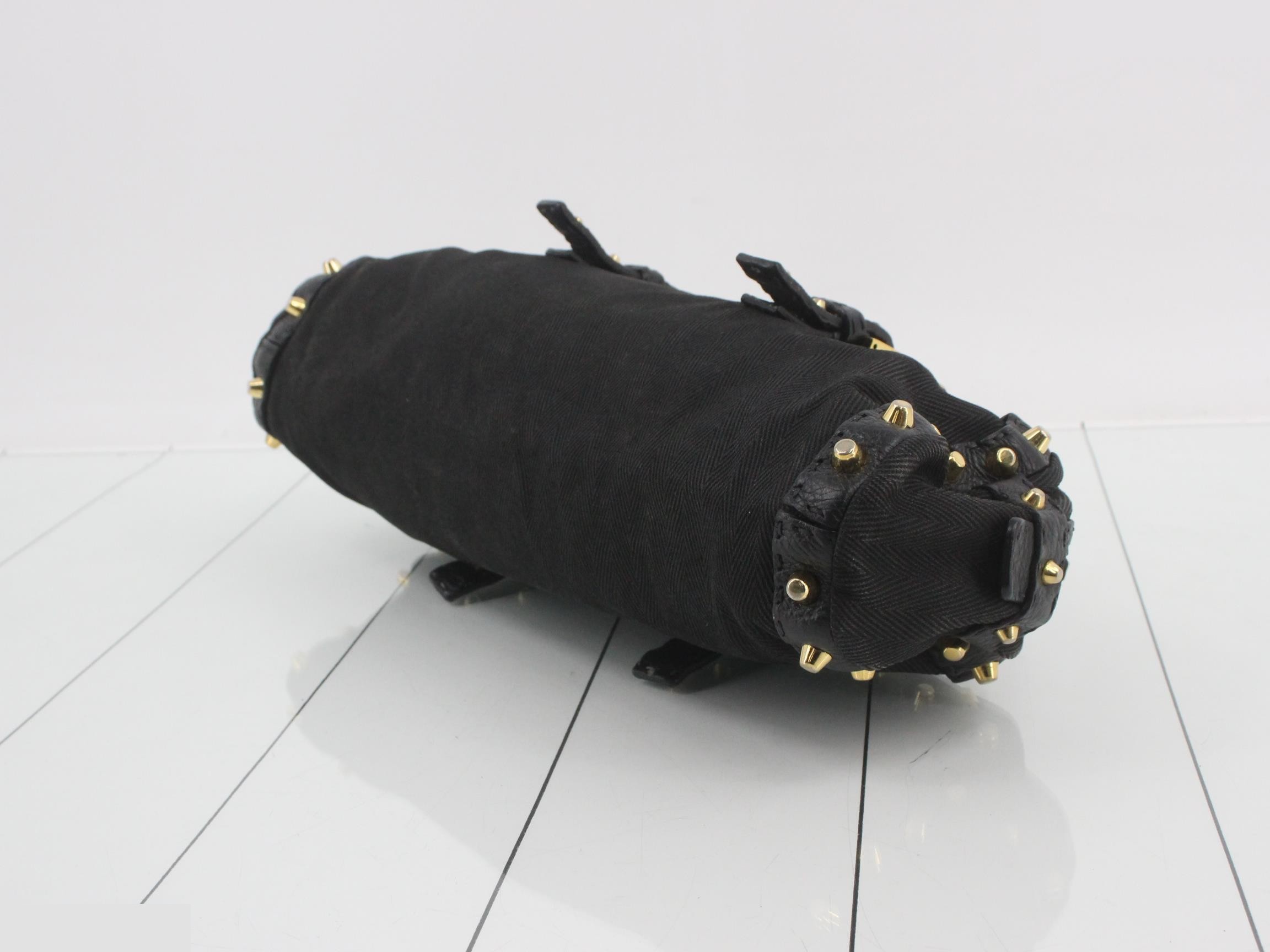 studded handbag, black — view 6