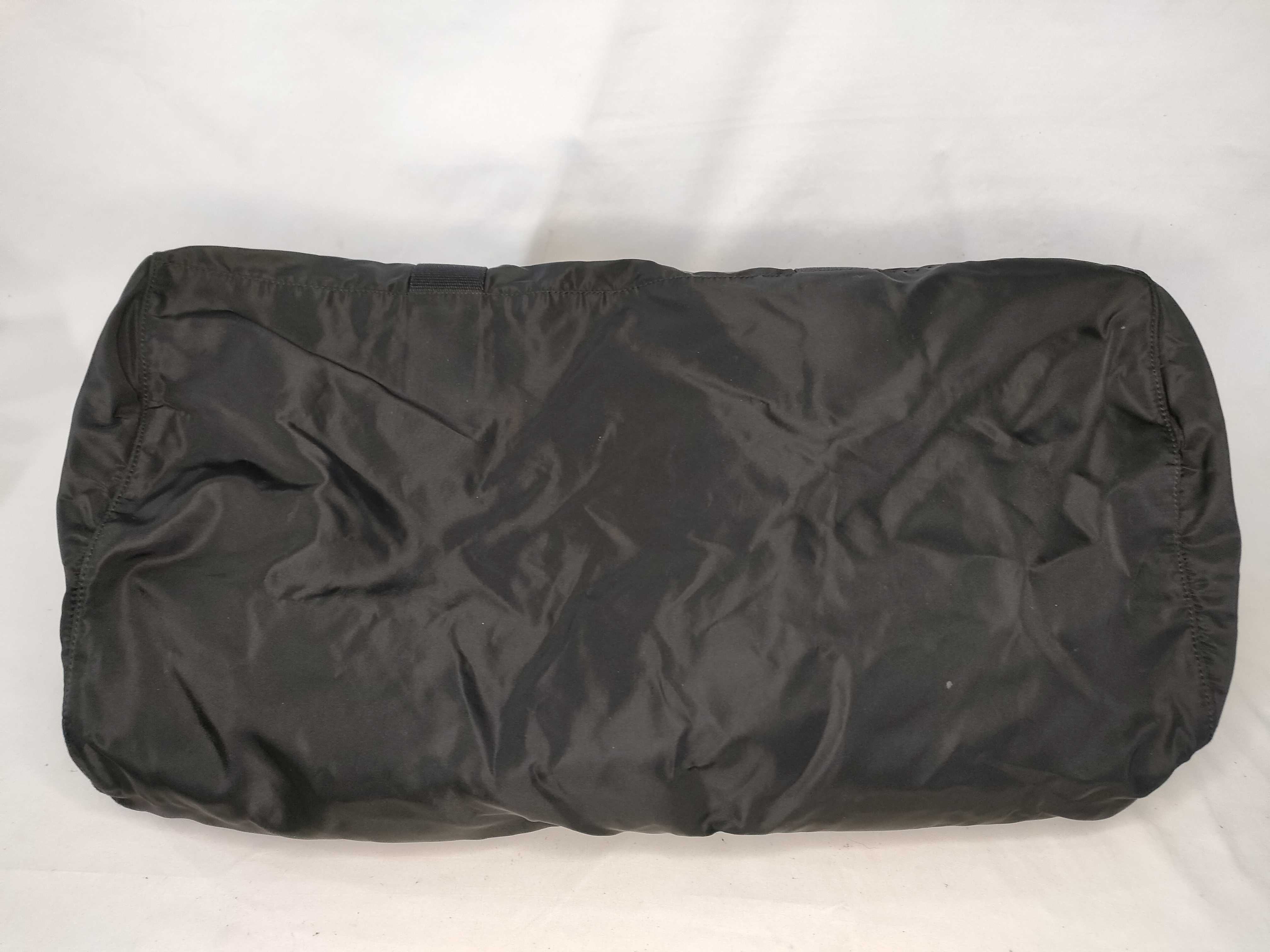 Nylon Prada 2WAY Boston Bag Nylon Black Triangle Logo Plate B4651 Boston Bag — view 8