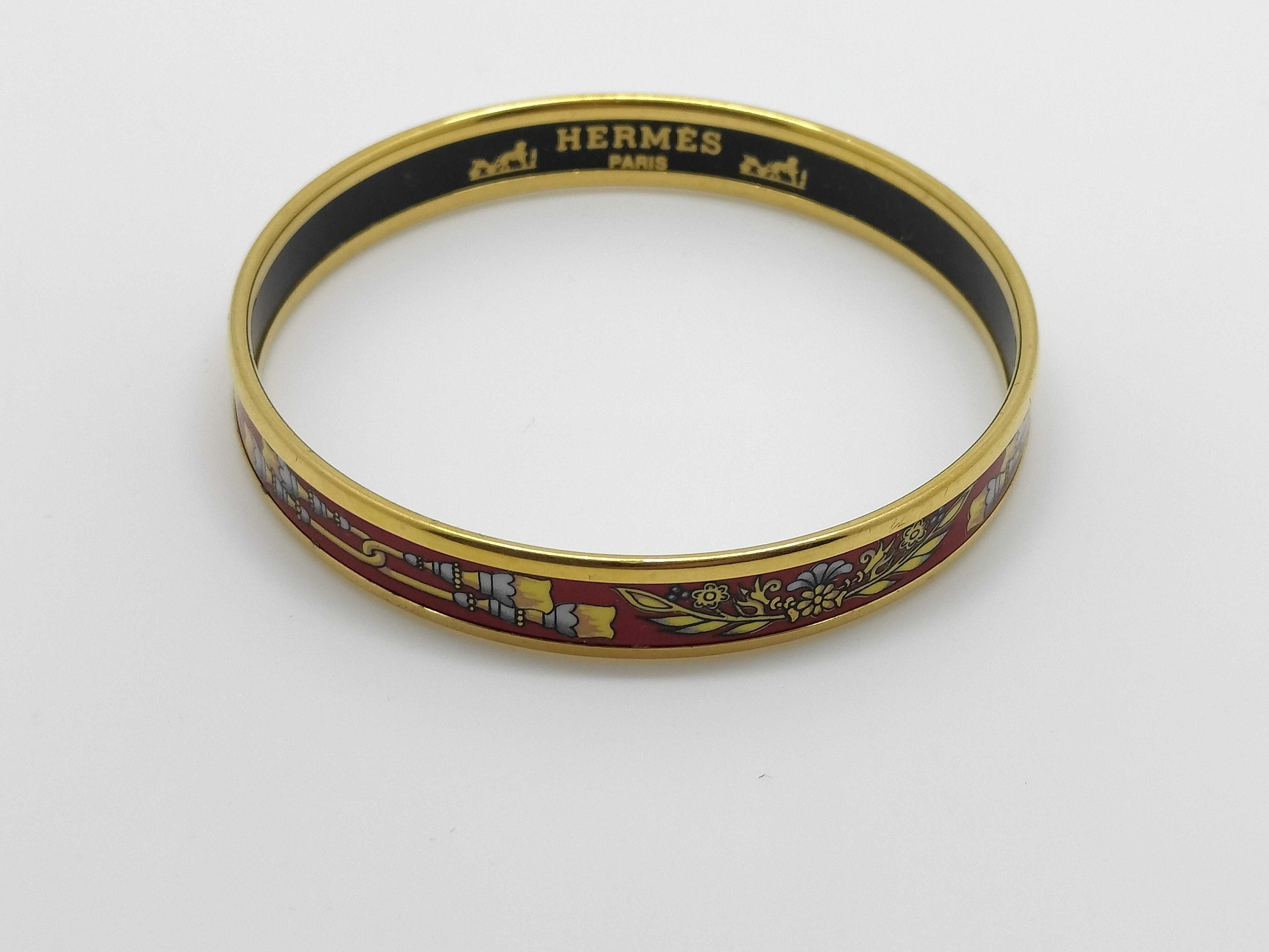 Enamel Bangle Bracelet