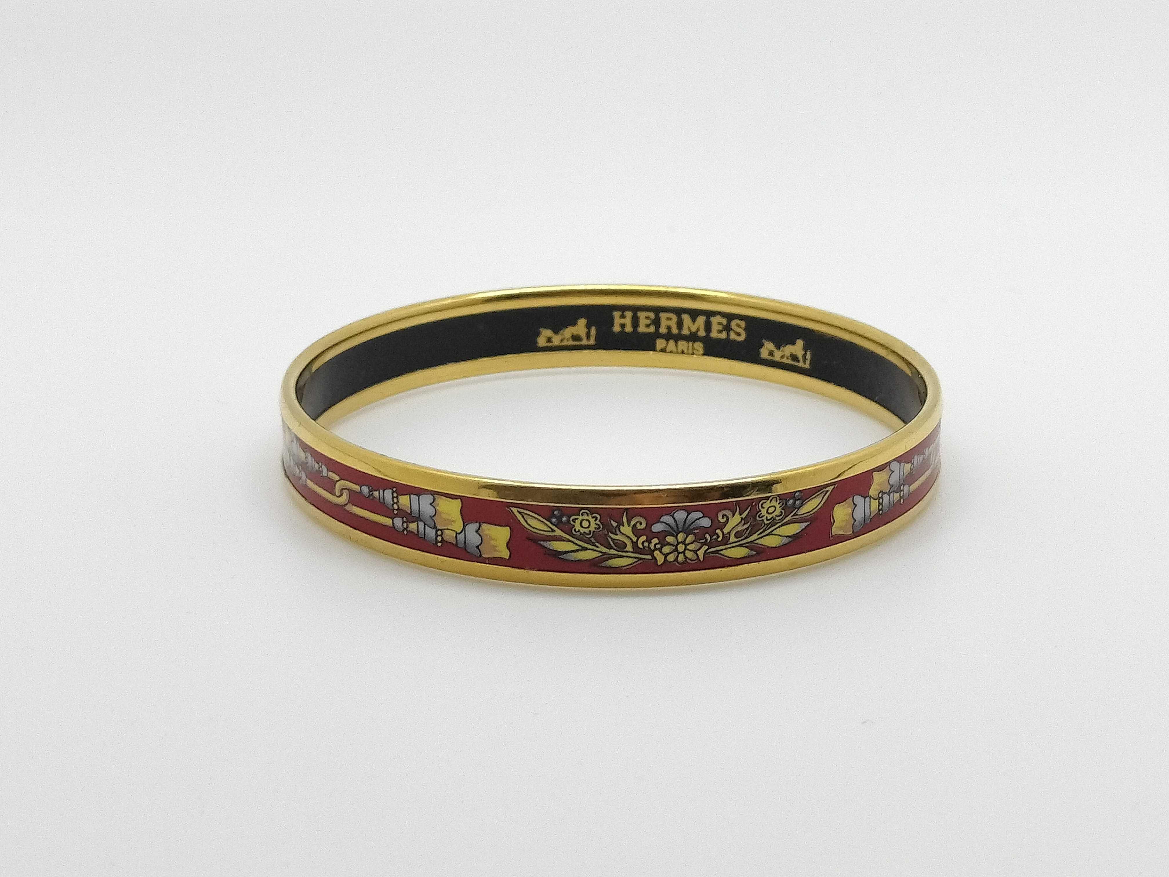 Enamel Bangle Bracelet — view 3
