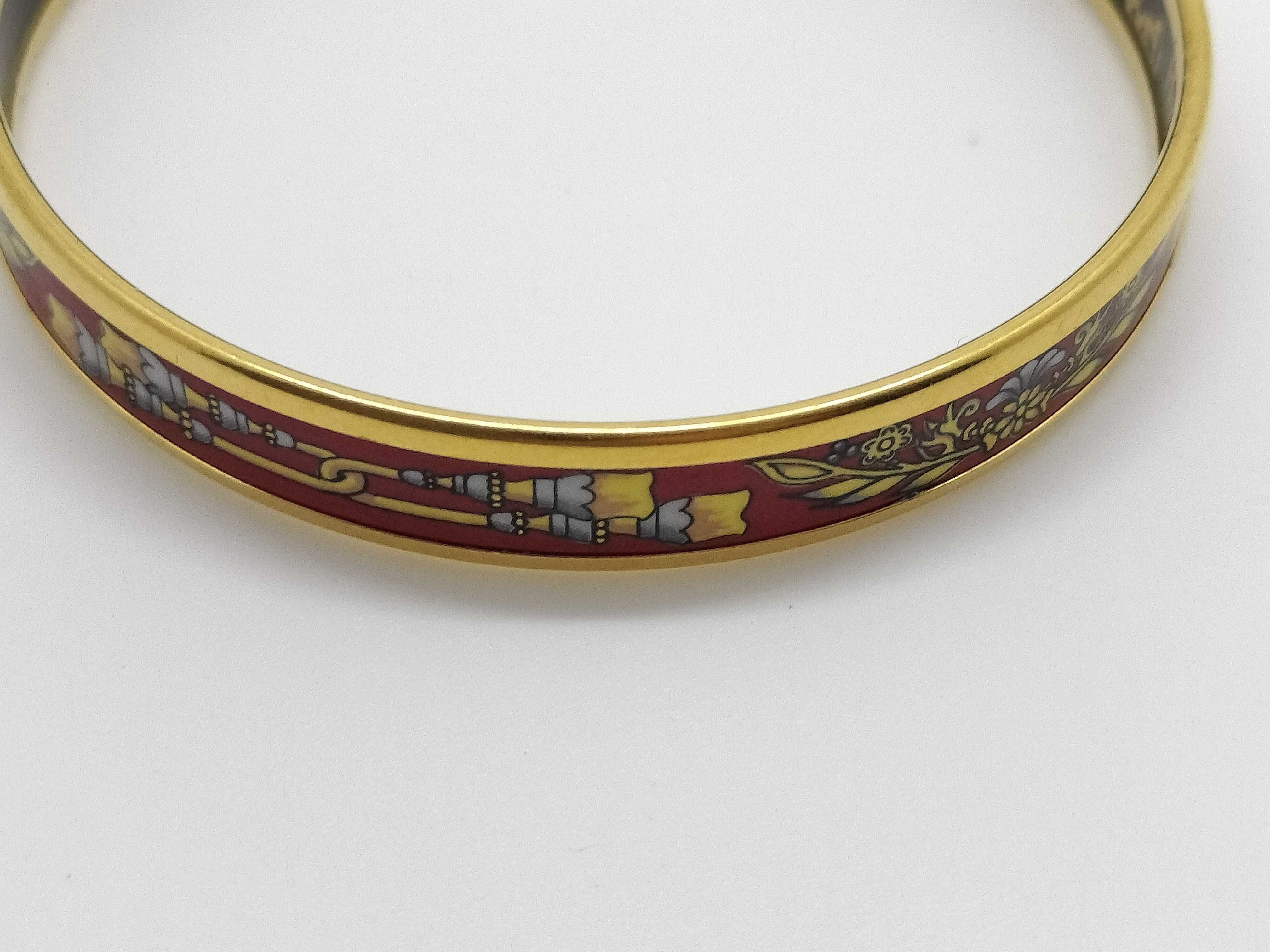 Enamel Bangle Bracelet — view 9