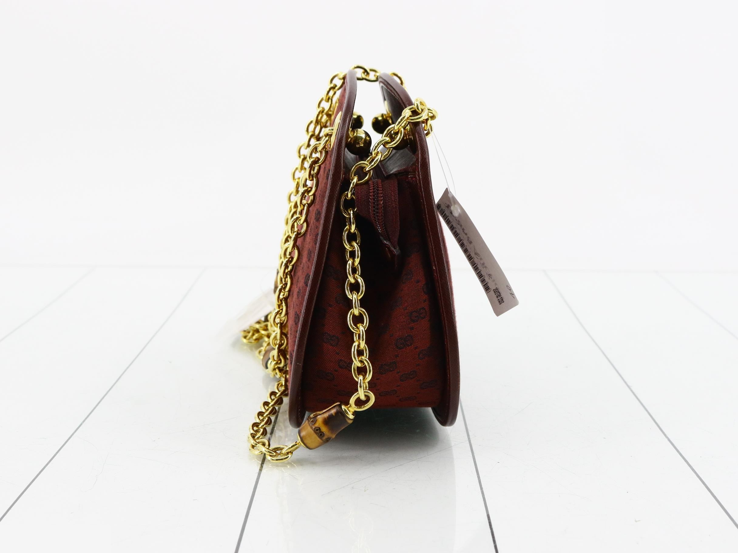 Micro GG Bamboo Chain Semi-Shoulder Bag — view 3