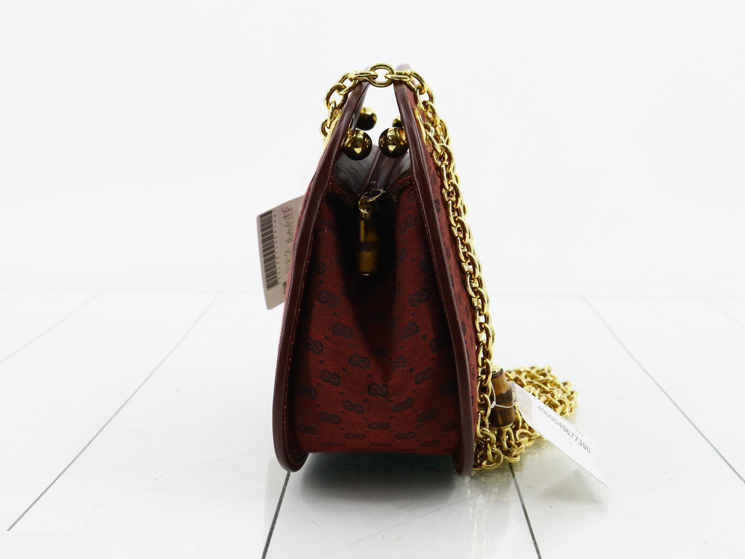 Micro GG Bamboo Chain Semi-Shoulder Bag — view 4