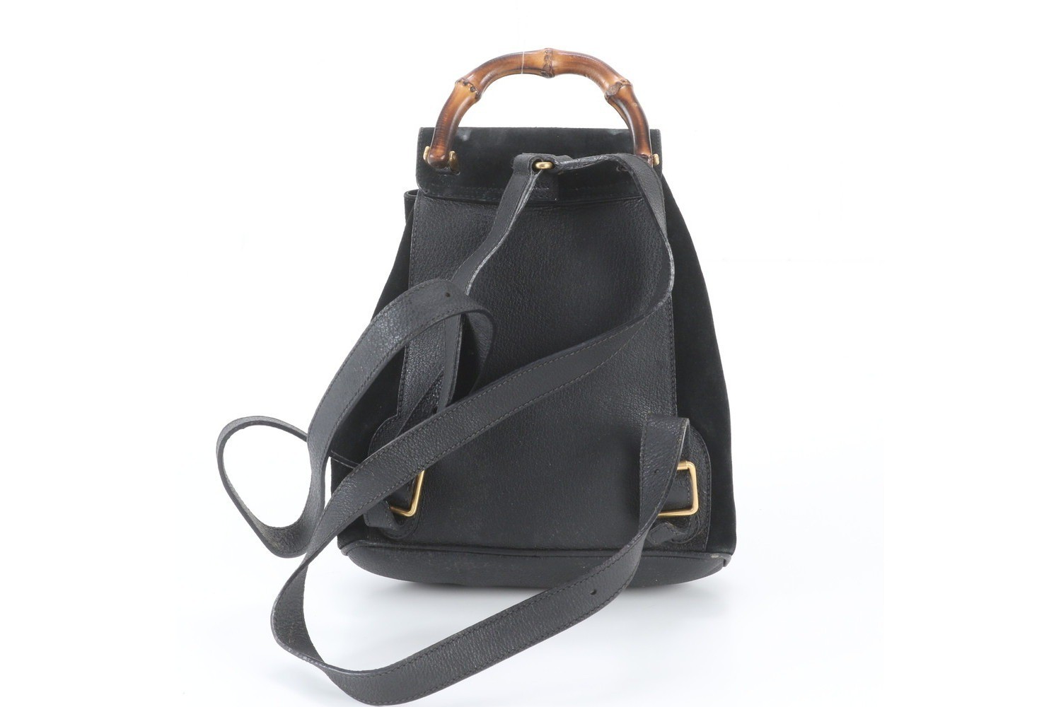 Bamboo Leather Backpack/Shoulder Backpack — view 2