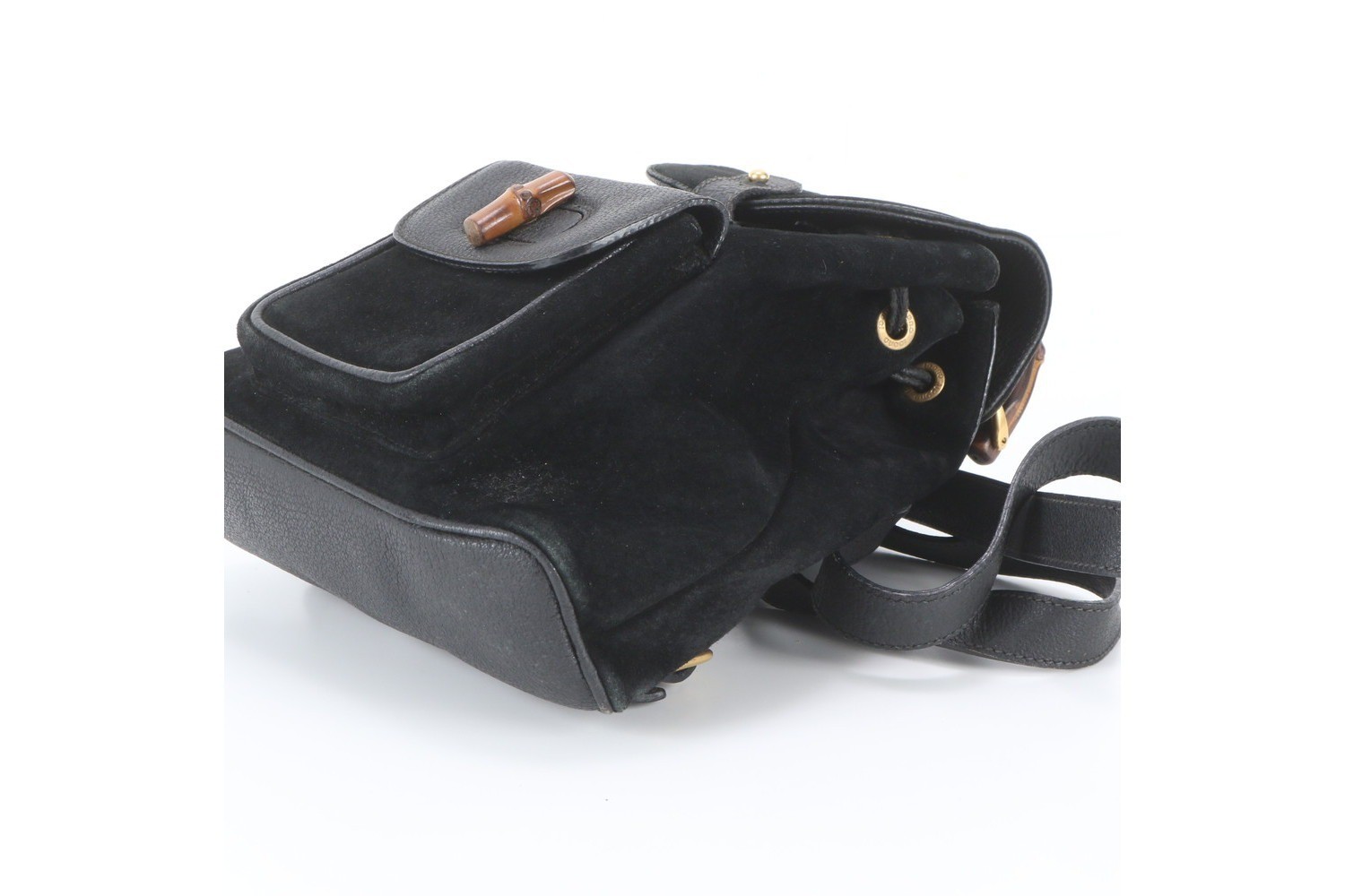 Bamboo Leather Backpack/Shoulder Backpack — view 4