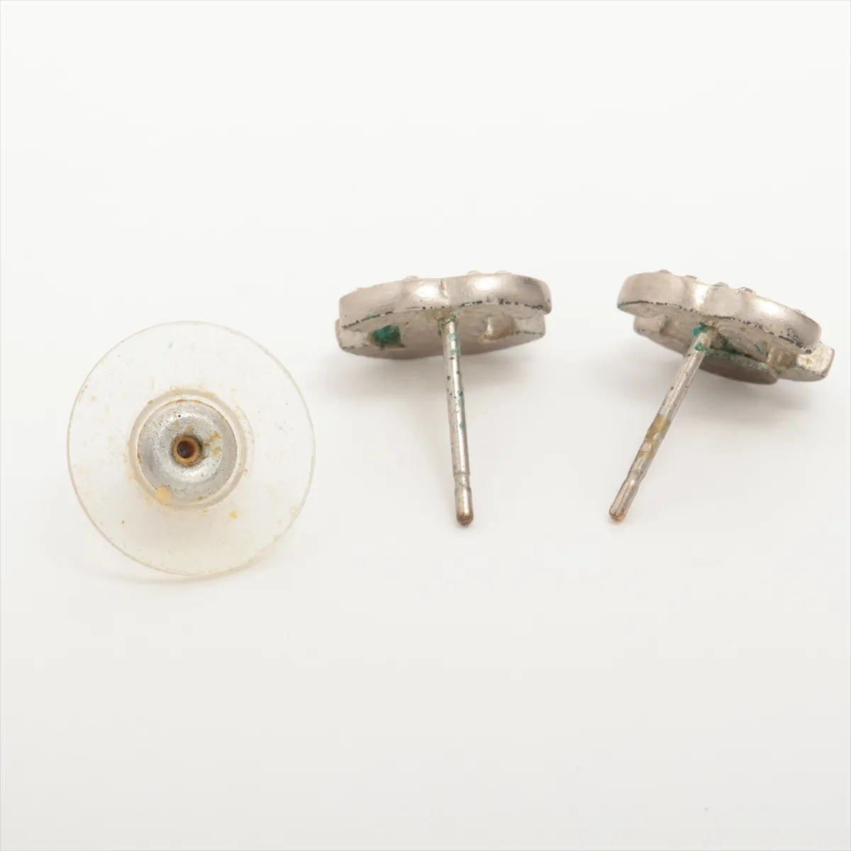 Coco Mark D10V Earrings (Pair) GP x Rhinestones. — view 4