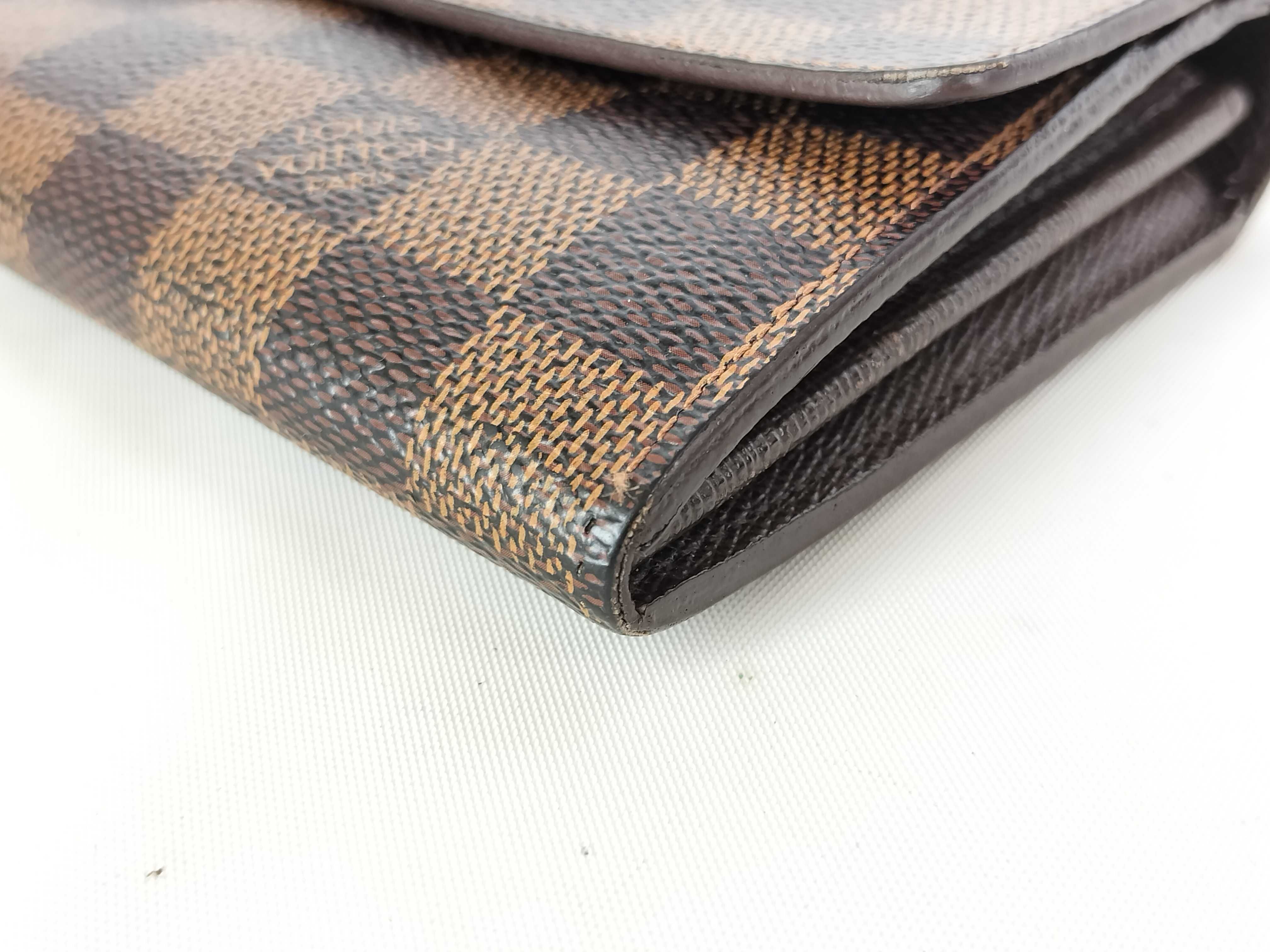 Damier Portefeuille Sarah wallet with initials — view 2