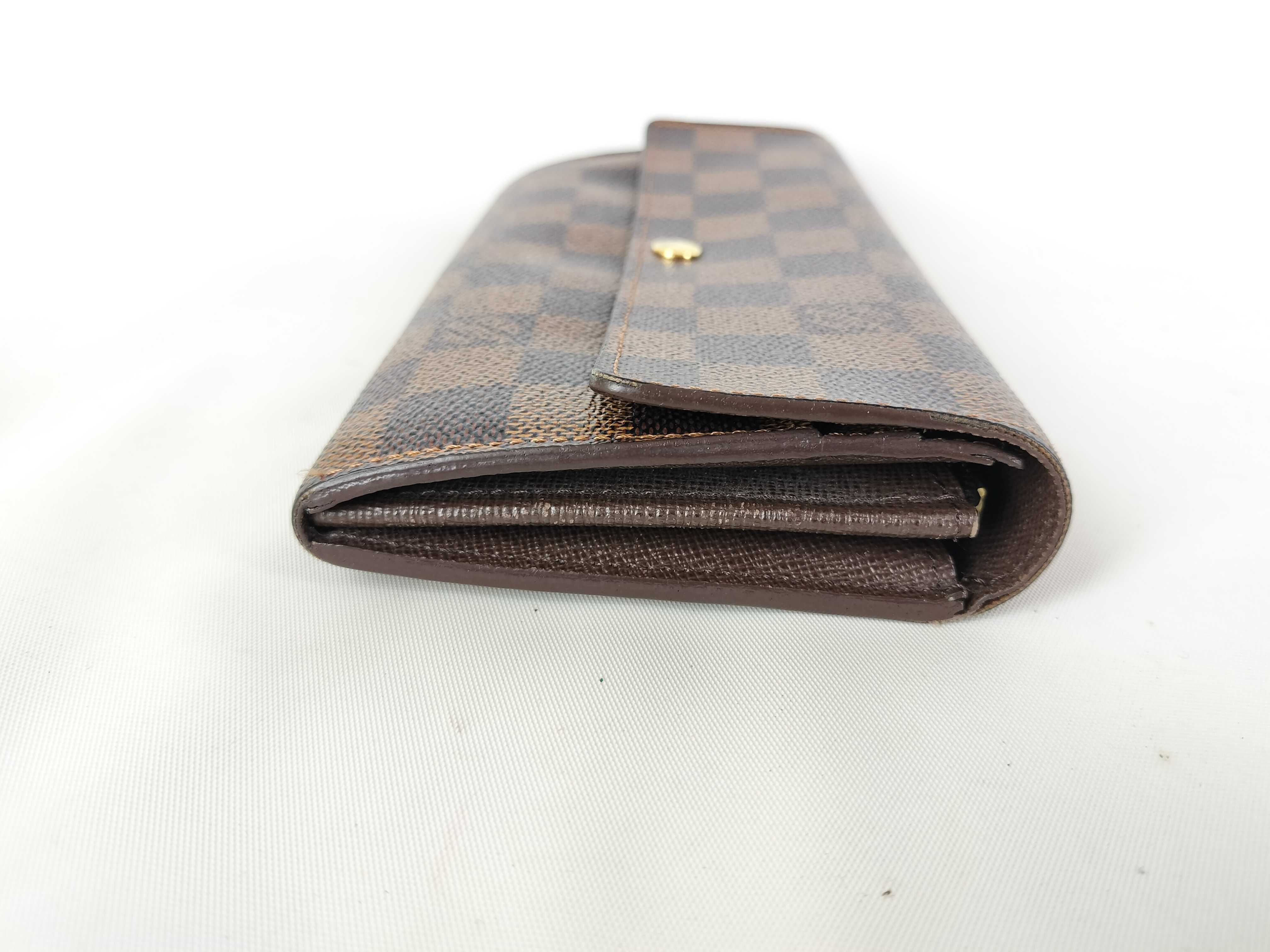 Damier Portefeuille Sarah wallet with initials — view 3