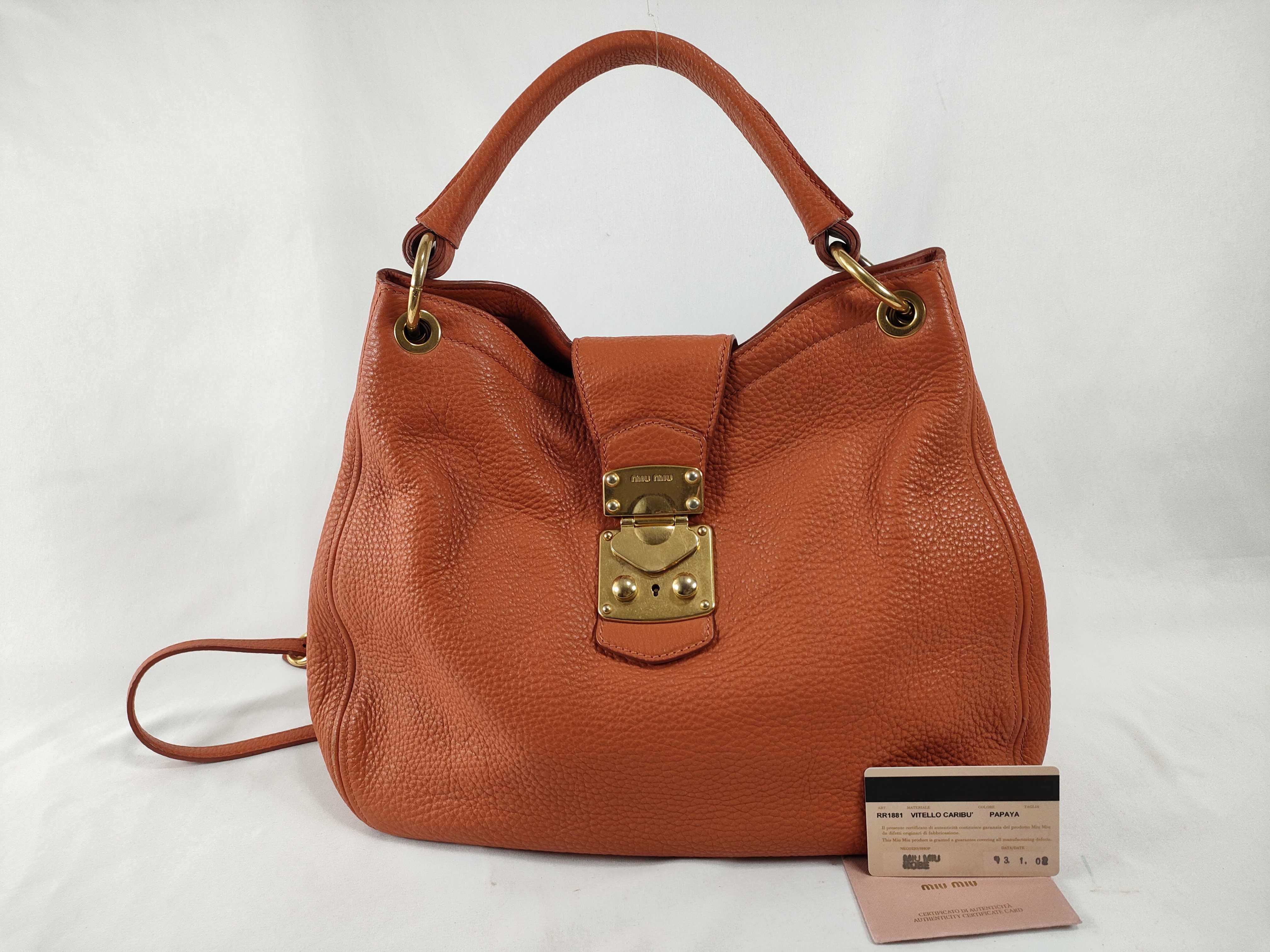 Leather Hobo Shoulder Bag (2-Way Shoulder Bag)