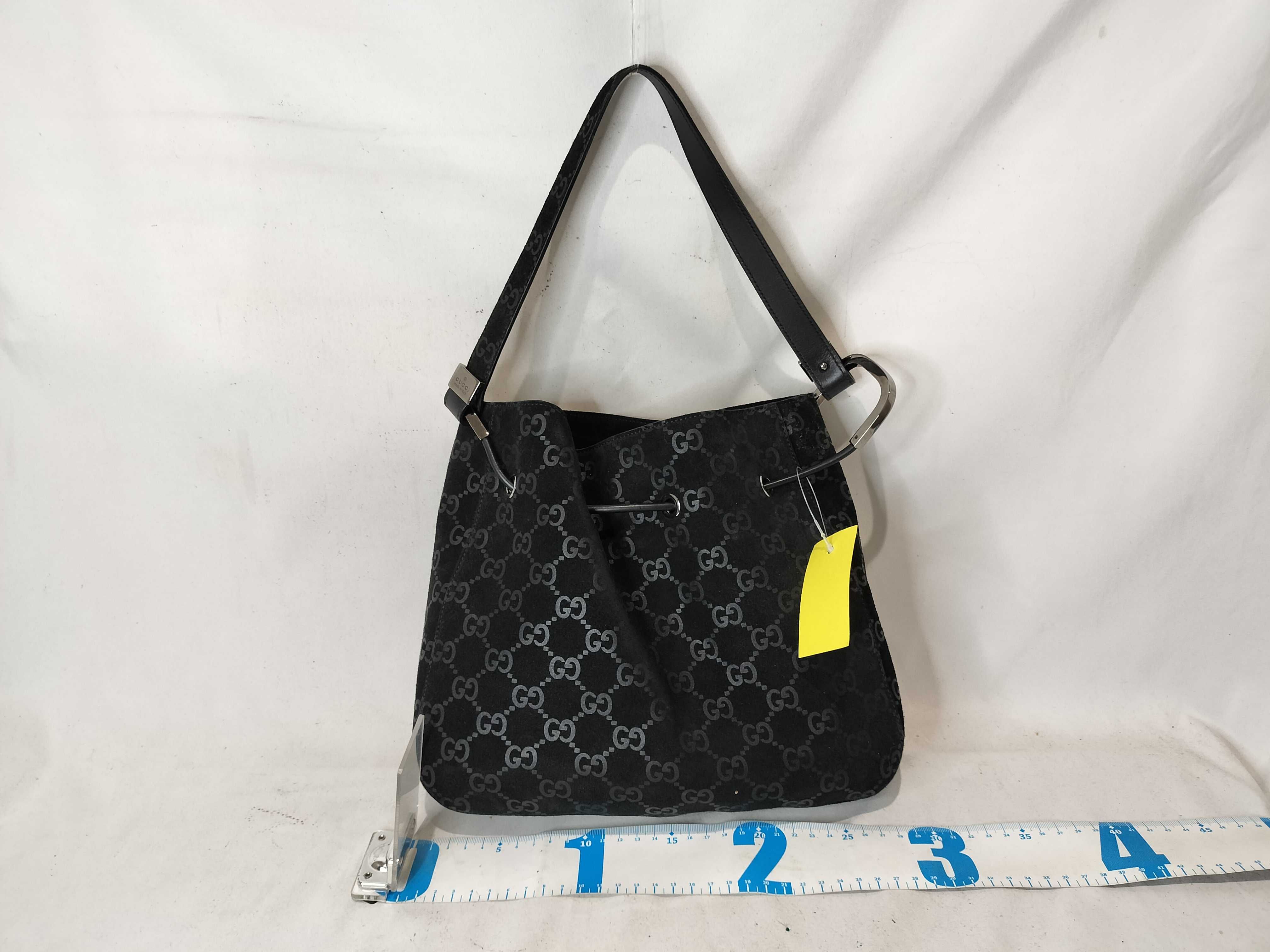 GG Suede One-Shoulder Bag (001.3748) - Handbag — view 2