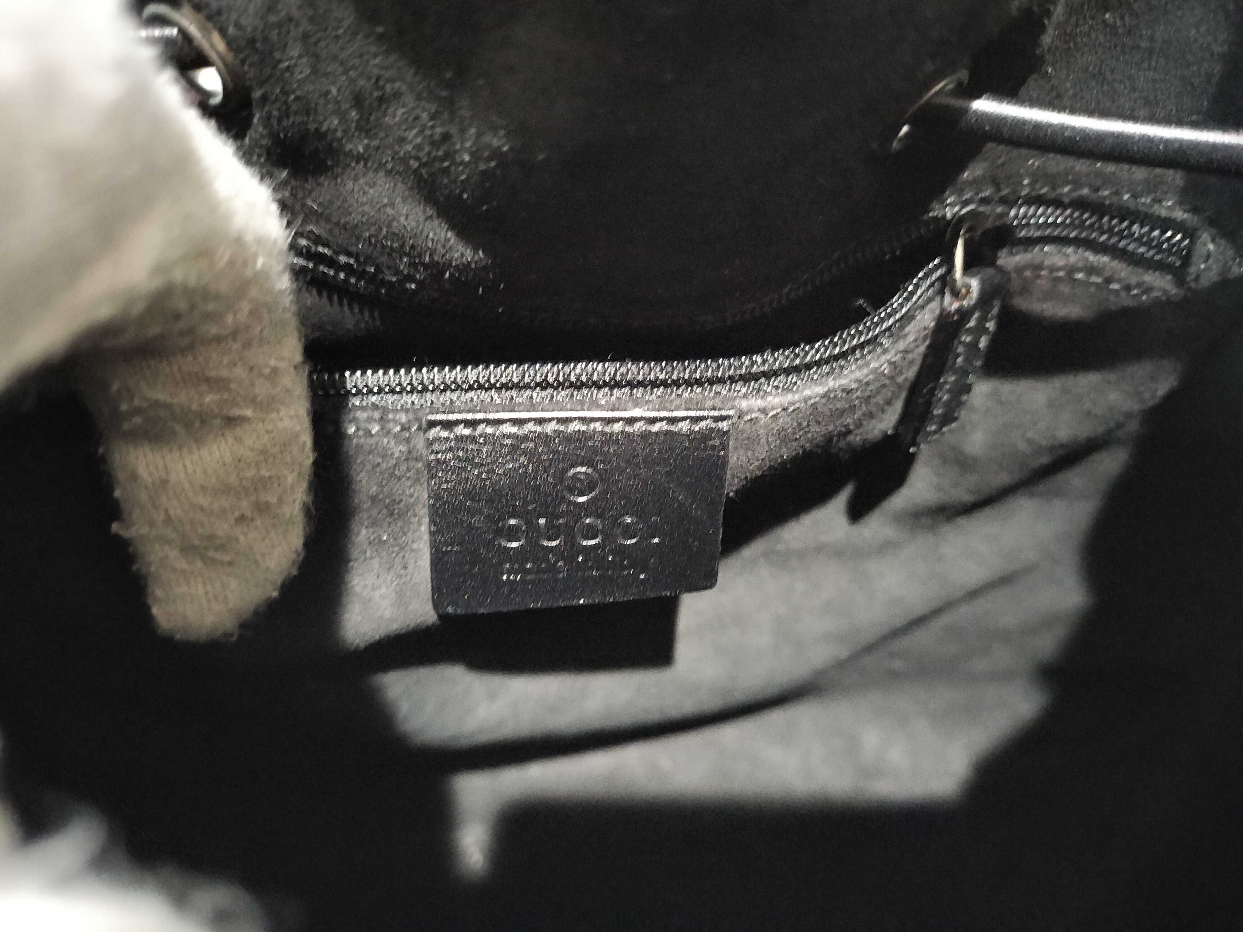 GG Suede One-Shoulder Bag (001.3748) - Handbag — view 11