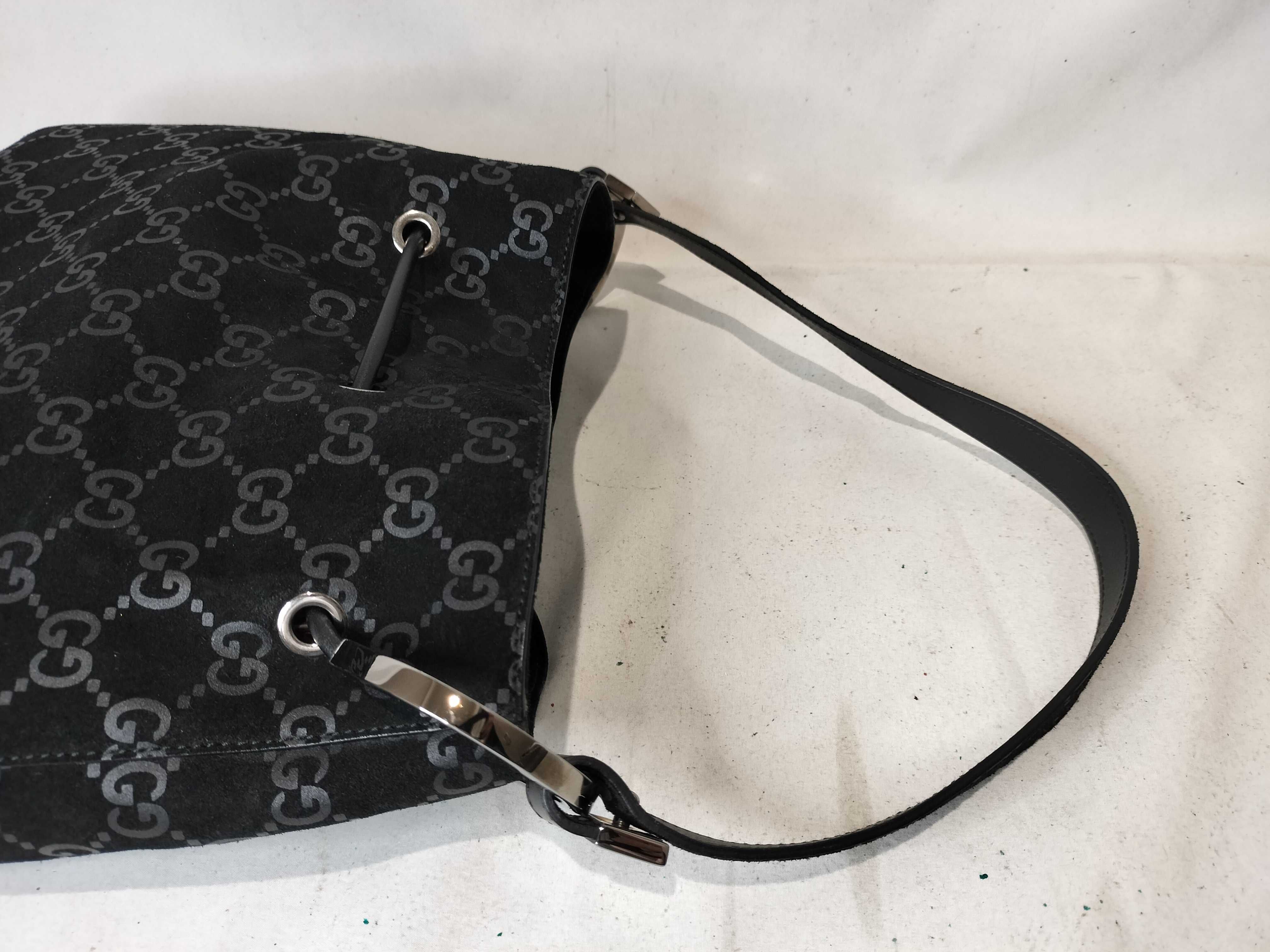 GG Suede One-Shoulder Bag (001.3748) - Handbag — view 3