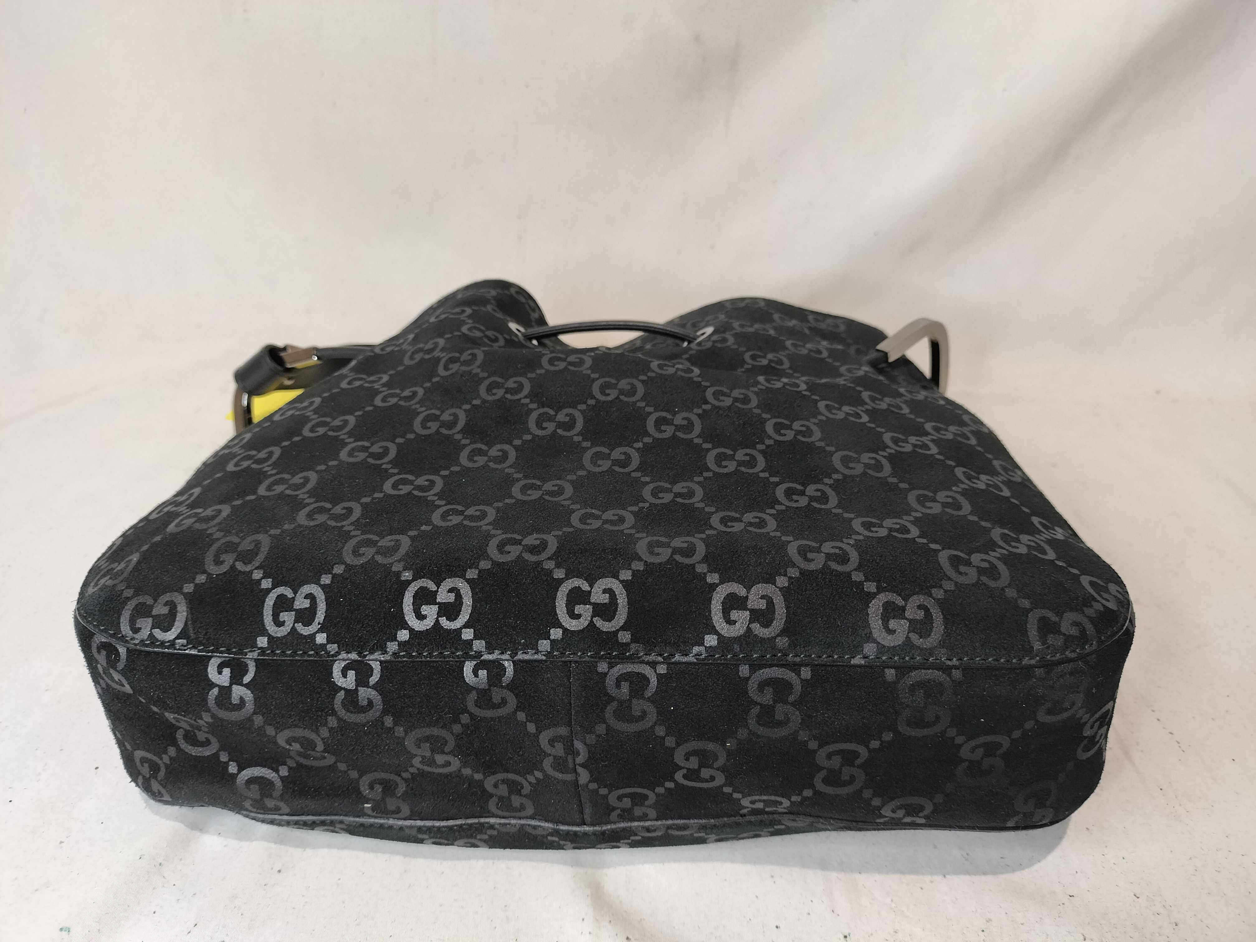 GG Suede One-Shoulder Bag (001.3748) - Handbag — view 7
