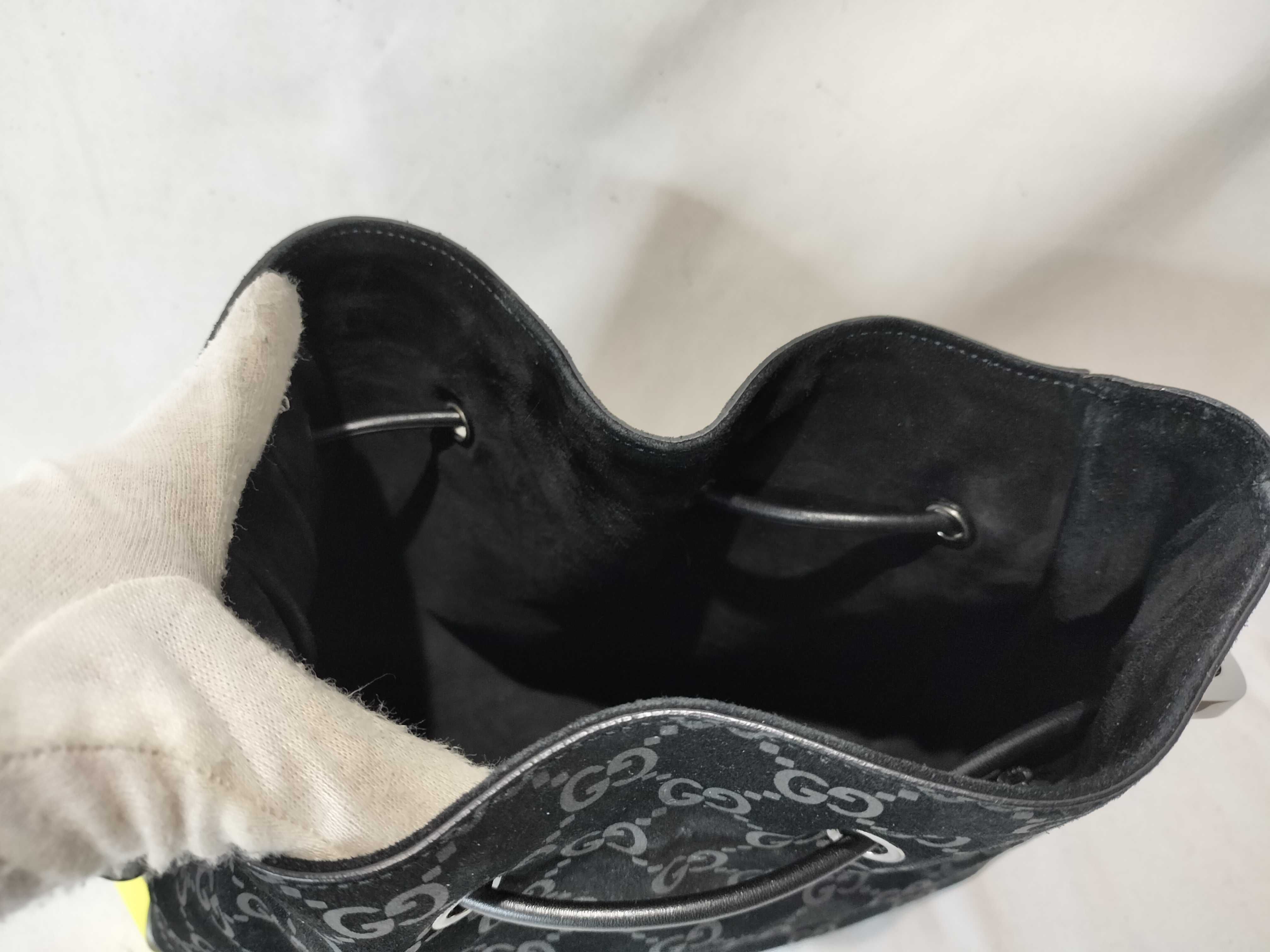 GG Suede One-Shoulder Bag (001.3748) - Handbag — view 8