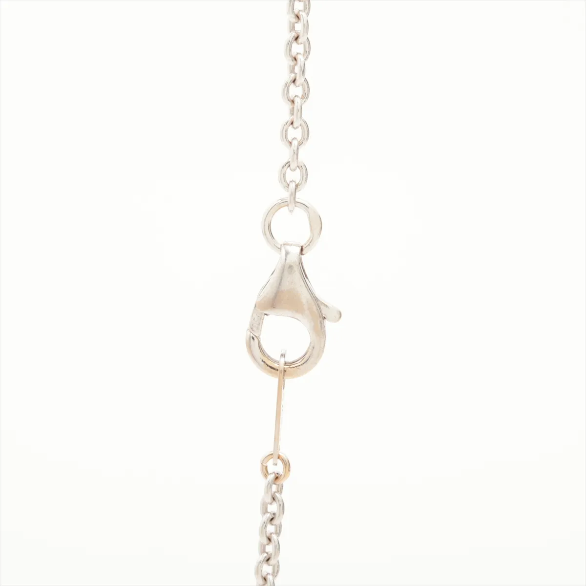 Baby Love Necklace 750 (WG) x K18WG 7.4g EI2916 Plate Not Original (K18WG Engraved) — view 3