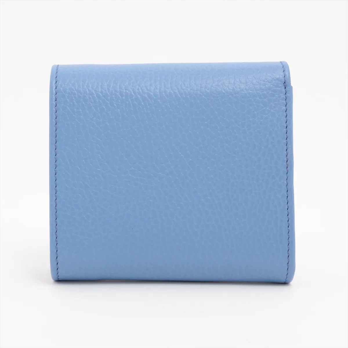 Double G 598587 PVC x Leather Compact Wallet Blue x Pink — view 2