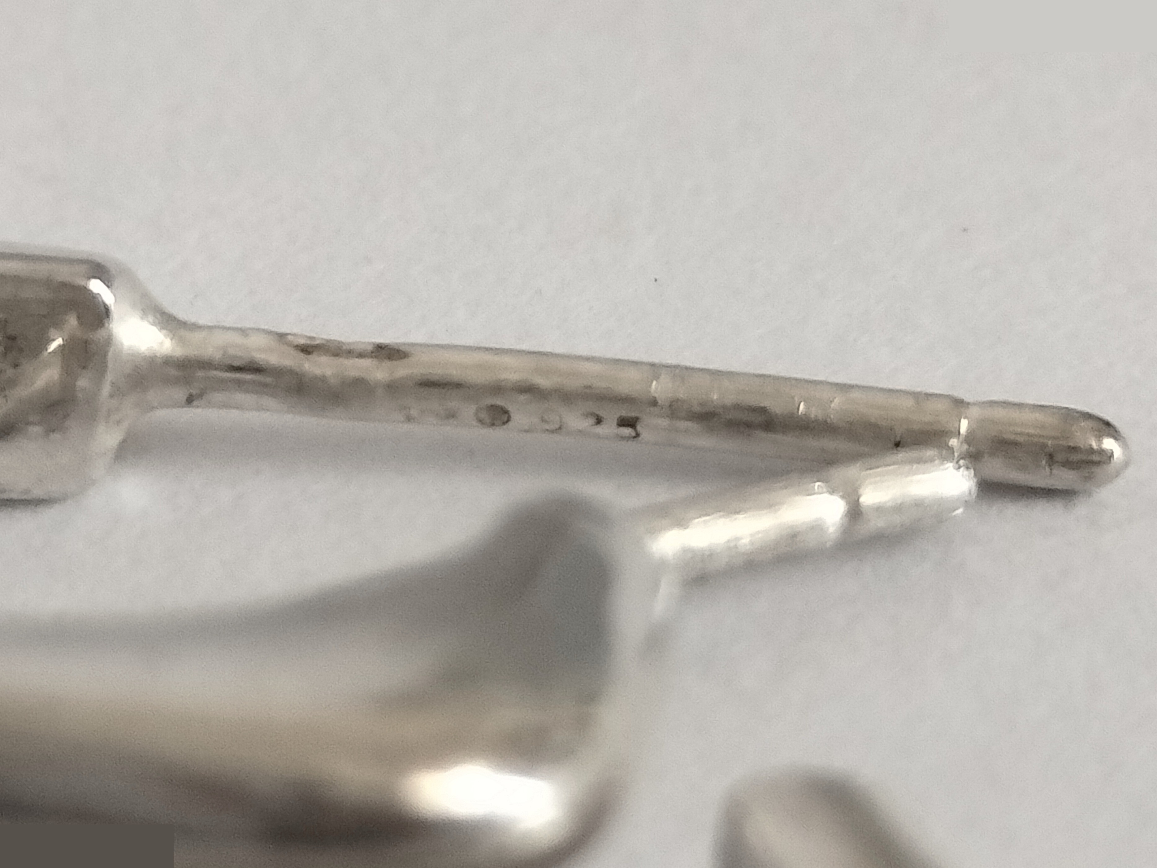 Logo silver earrings 925/3.6g — view 3