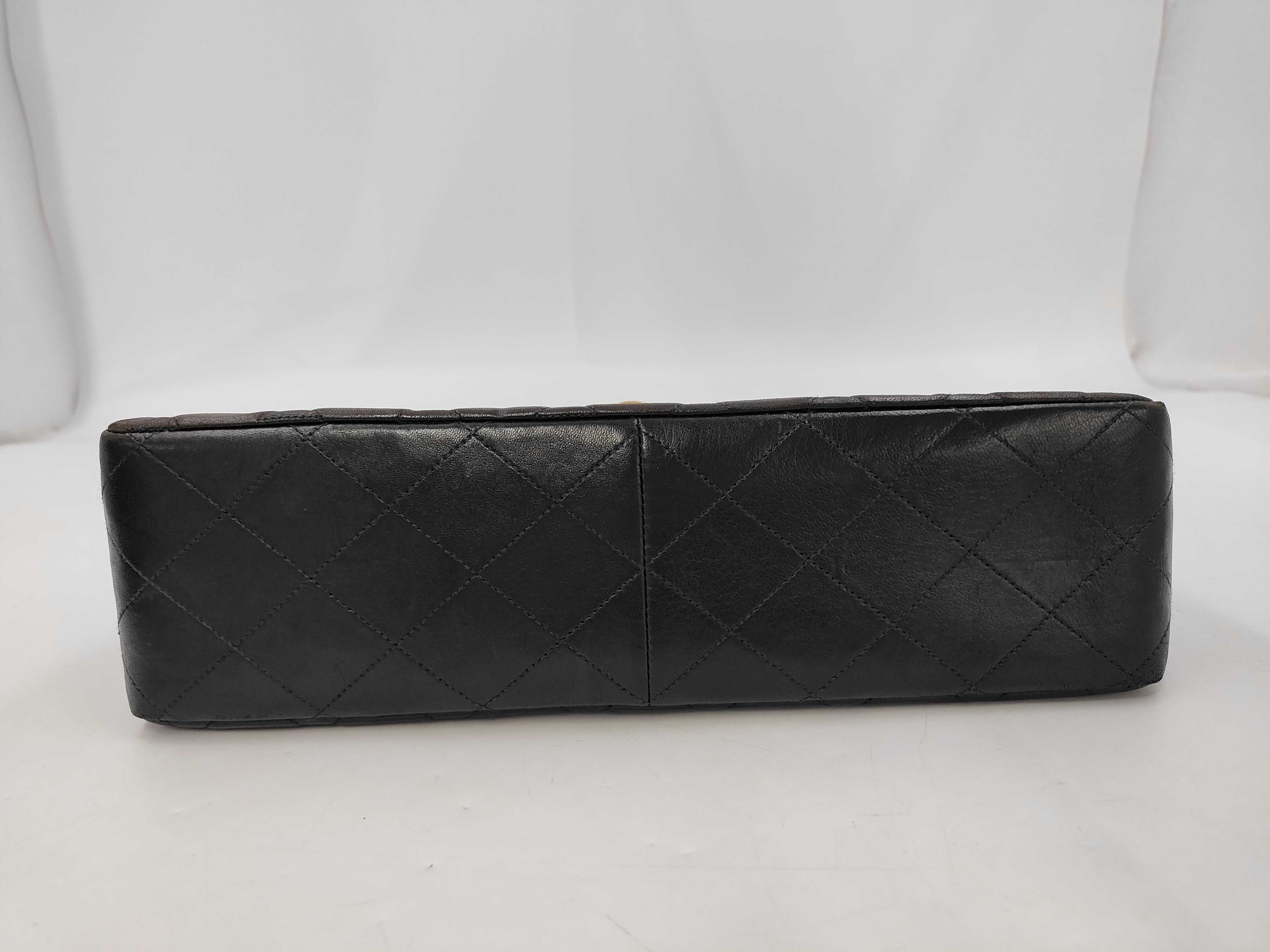 Lambskin Large Matelassé Black Shoulder Bag — view 4