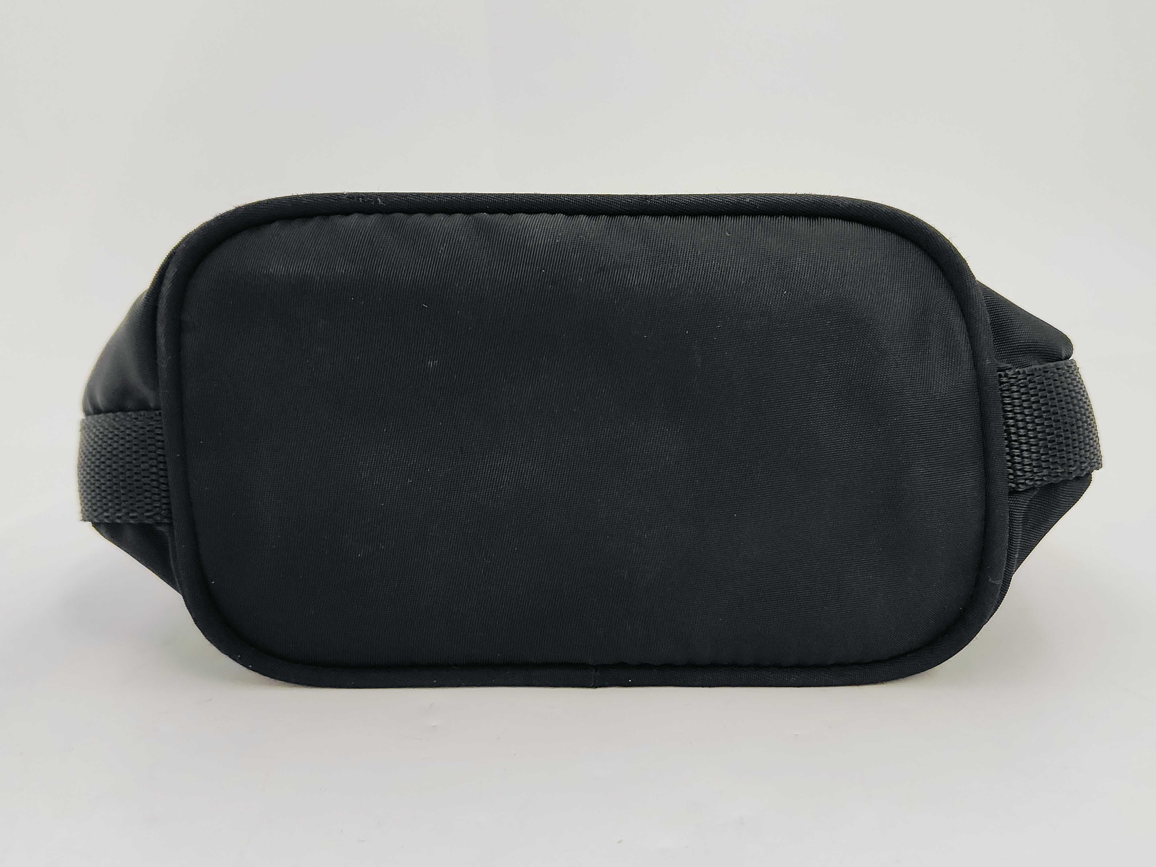 Robot Tessuto Nylon Drawstring Shoulder Bag (Black) — view 6
