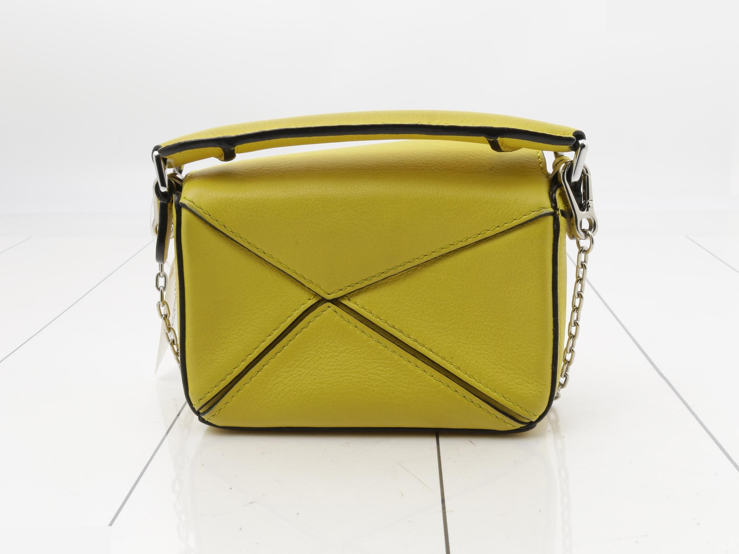 Other lines: Bags & Handbags - Puzzle Nano Leather Yellow 2-way — view 2