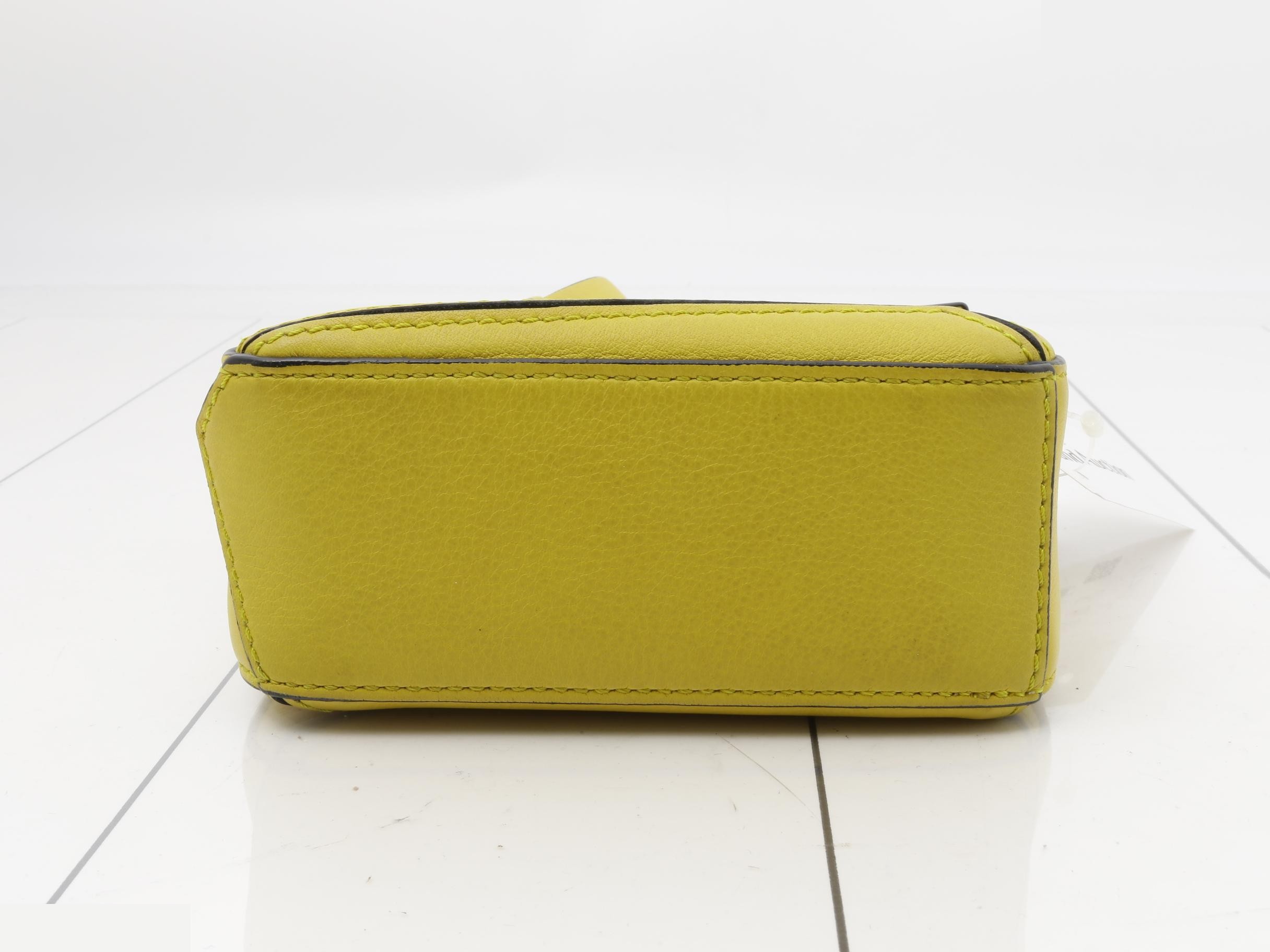 Other lines: Bags & Handbags - Puzzle Nano Leather Yellow 2-way — view 3