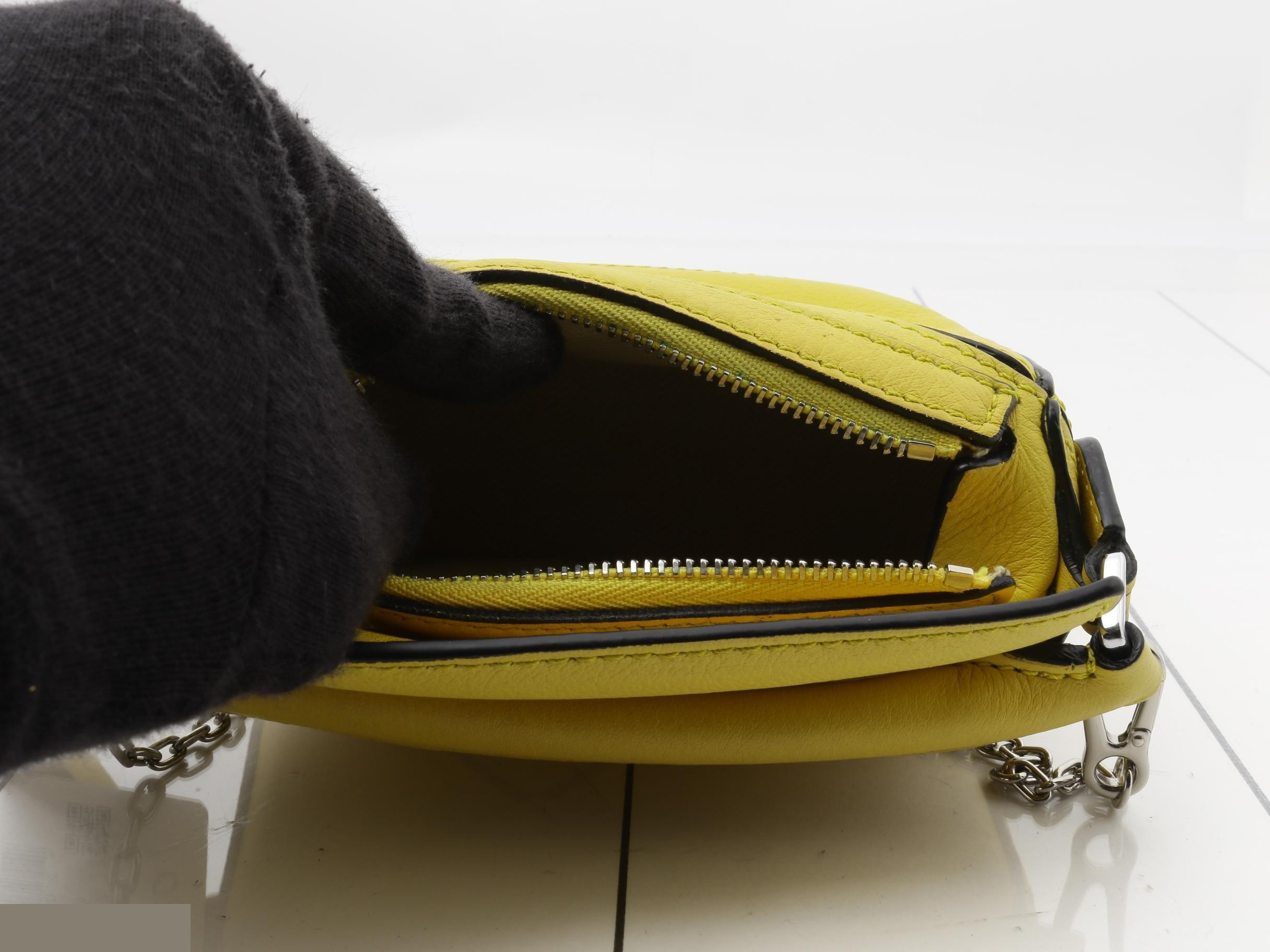 Other lines: Bags & Handbags - Puzzle Nano Leather Yellow 2-way — view 4