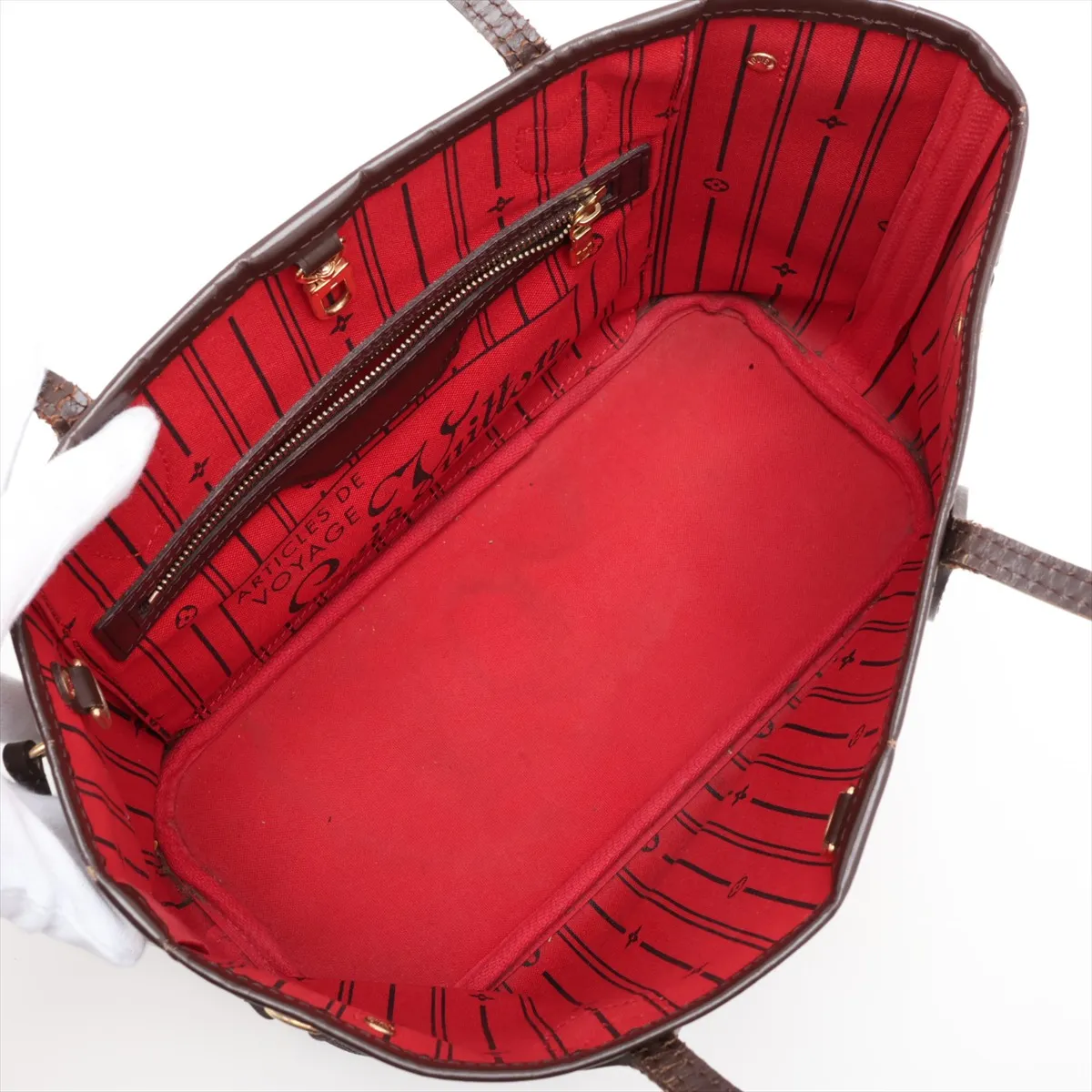 Damier Neverfull PM N51109 VI0121 Brown — view 7