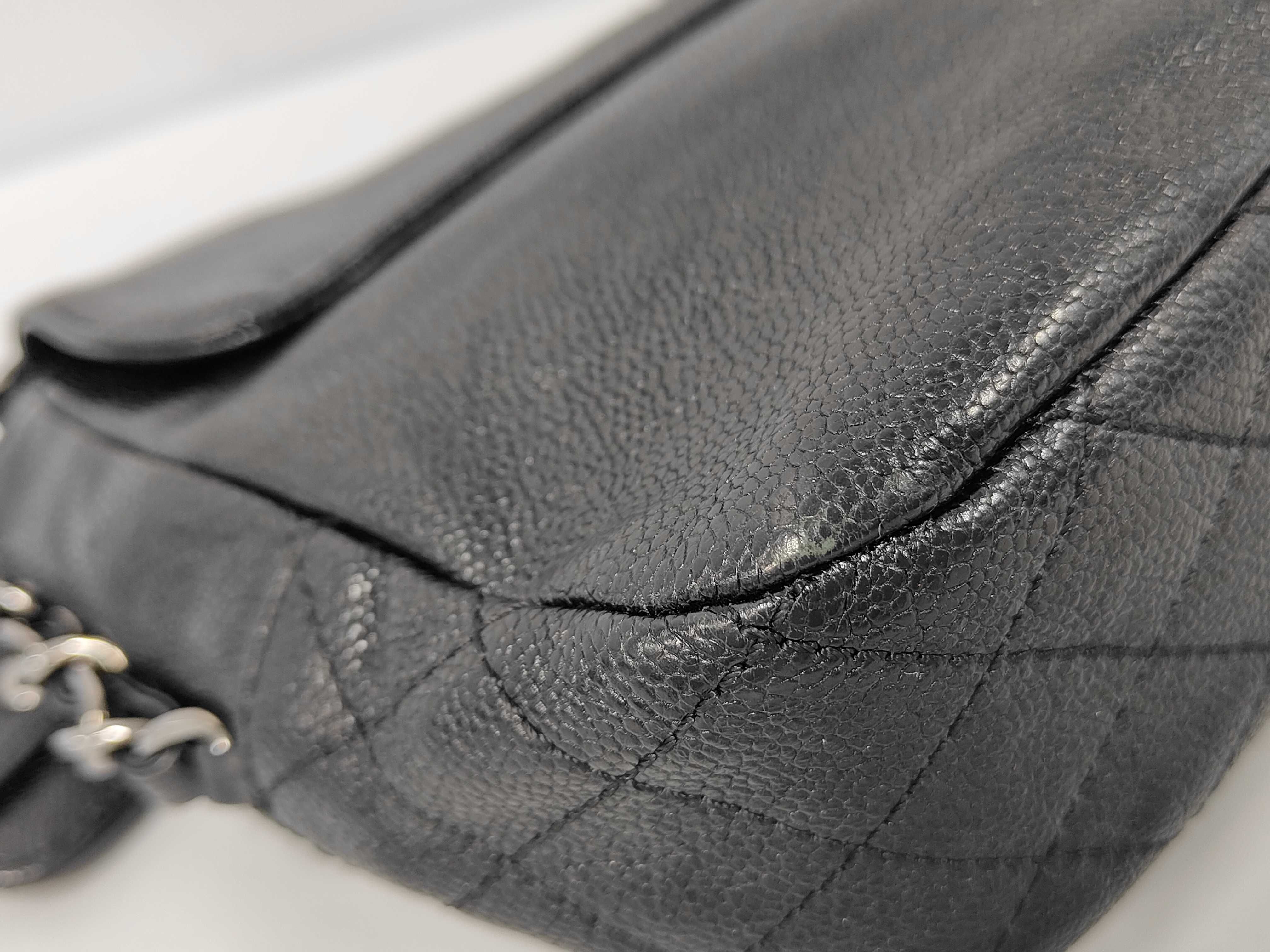 Pocket in the City Black Quilted Calfskin Motorcycle Bag Shoulder Bag — view 4