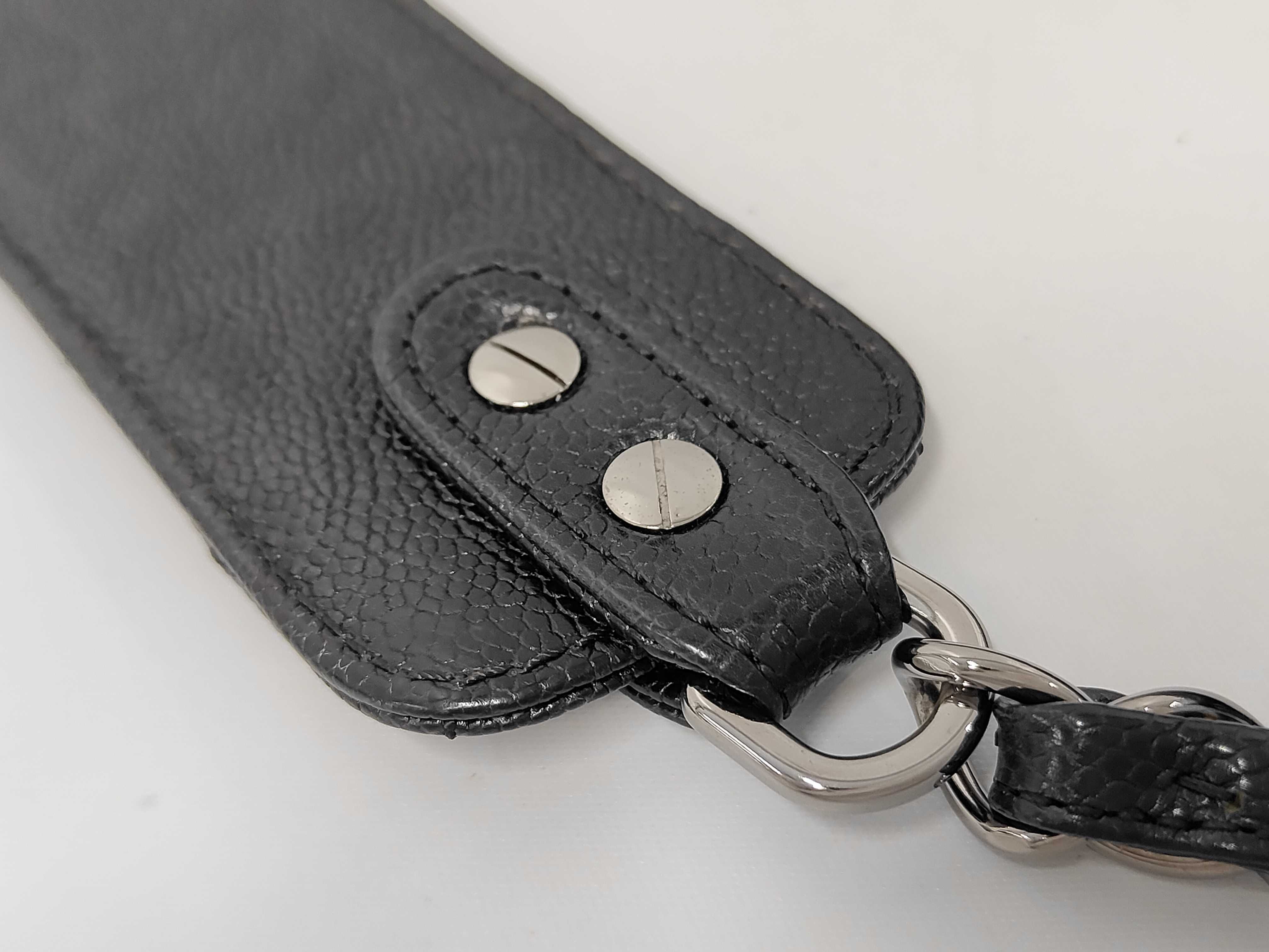 Pocket in the City Black Quilted Calfskin Motorcycle Bag Shoulder Bag — view 7