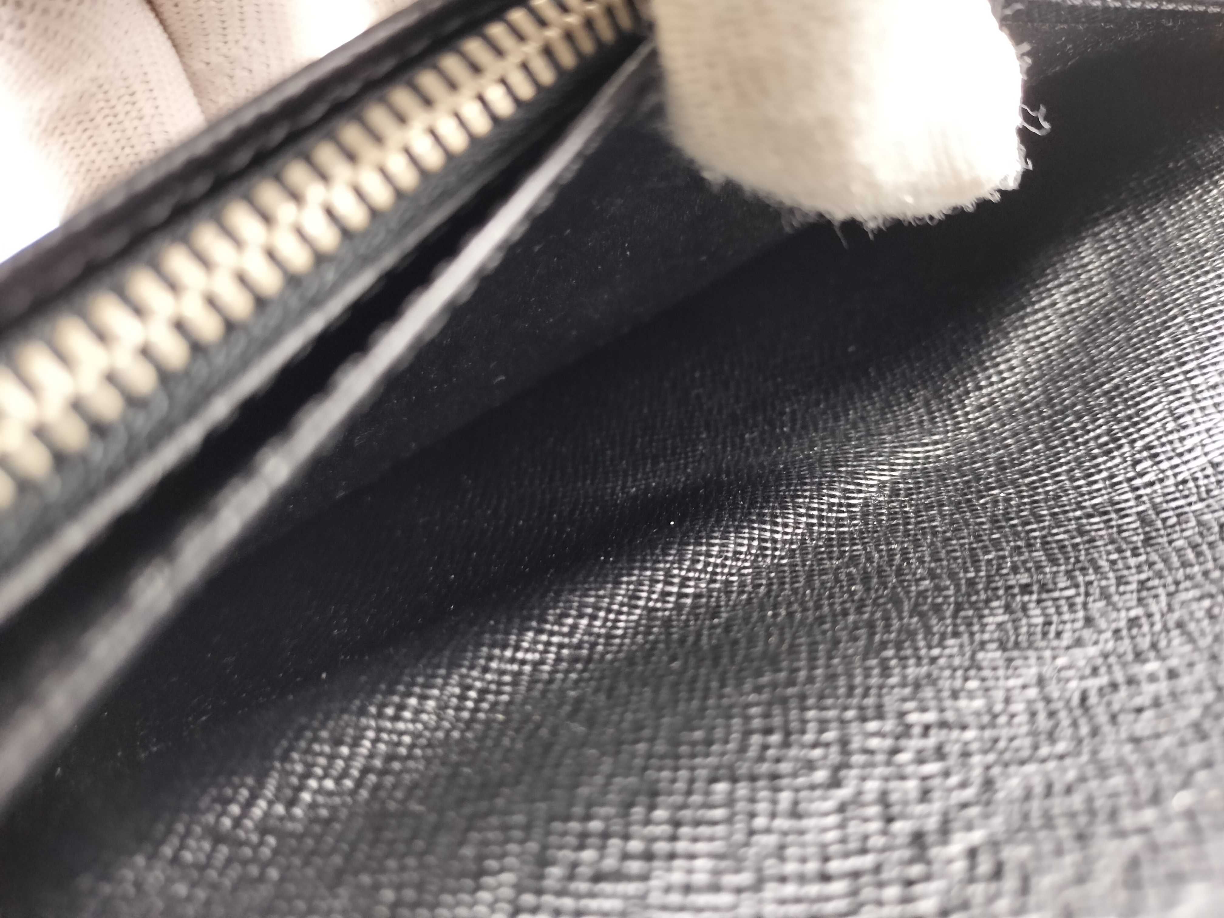 Damier Graphite Portefeuille Brazza Wallet with Initials — view 10