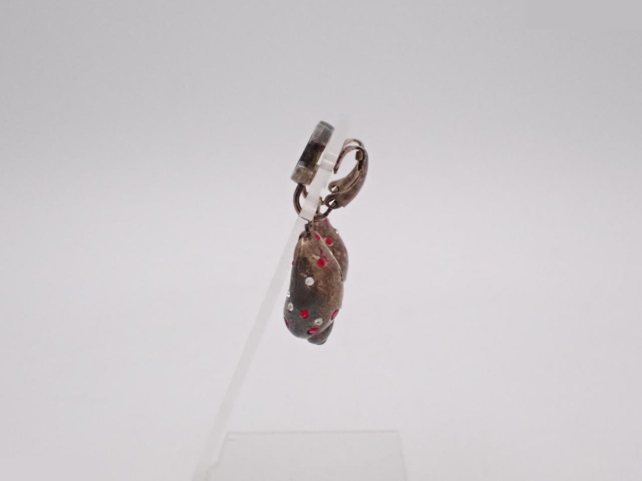Coco Mark Rhinestone Earrings 05C — view 3
