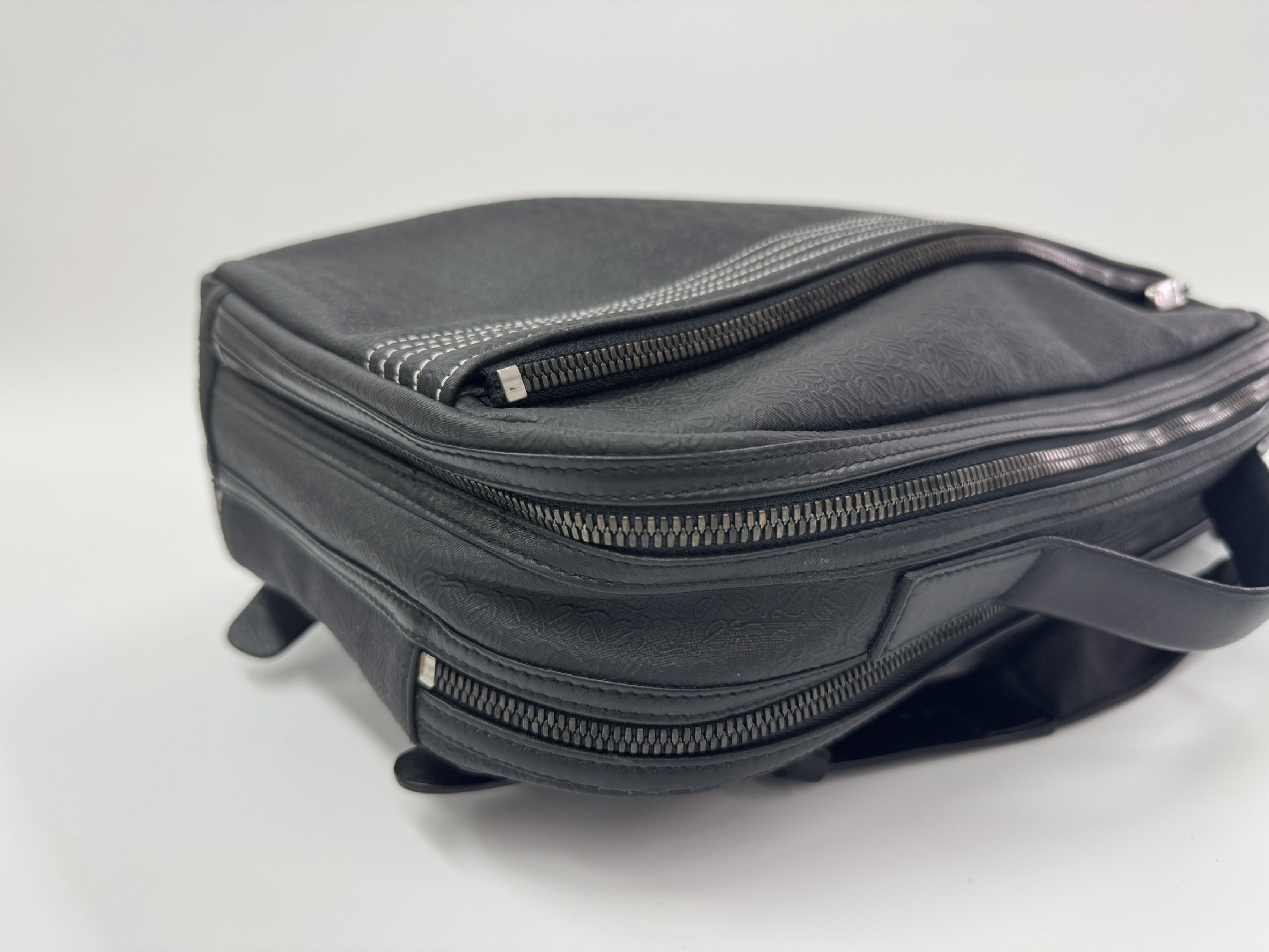 Anagram 2-Way Backpack/Shoulder Bag (Black) — view 4