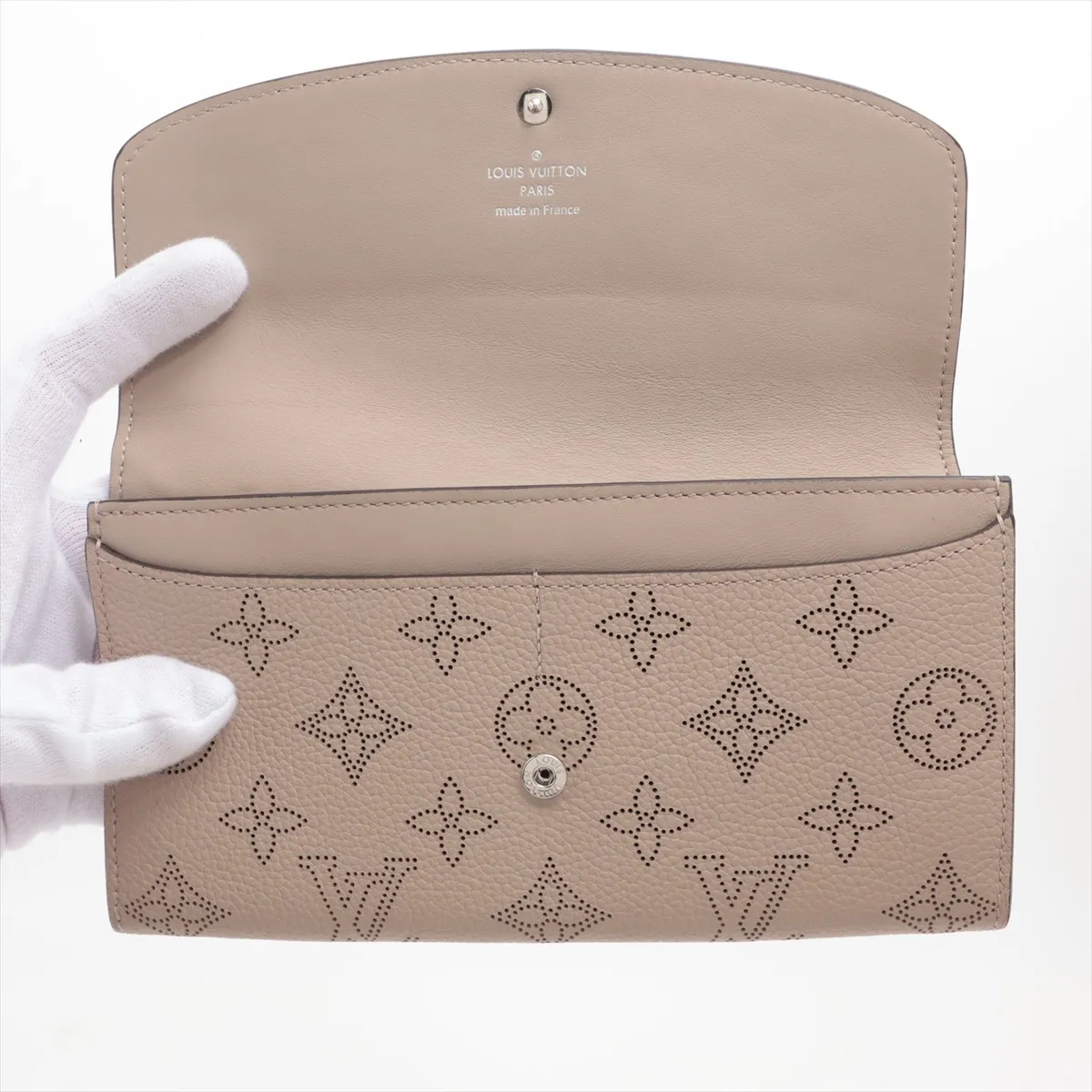 Mahina Portefeuille Iris M60144 TN2200 Beige Long Wallet — view 3