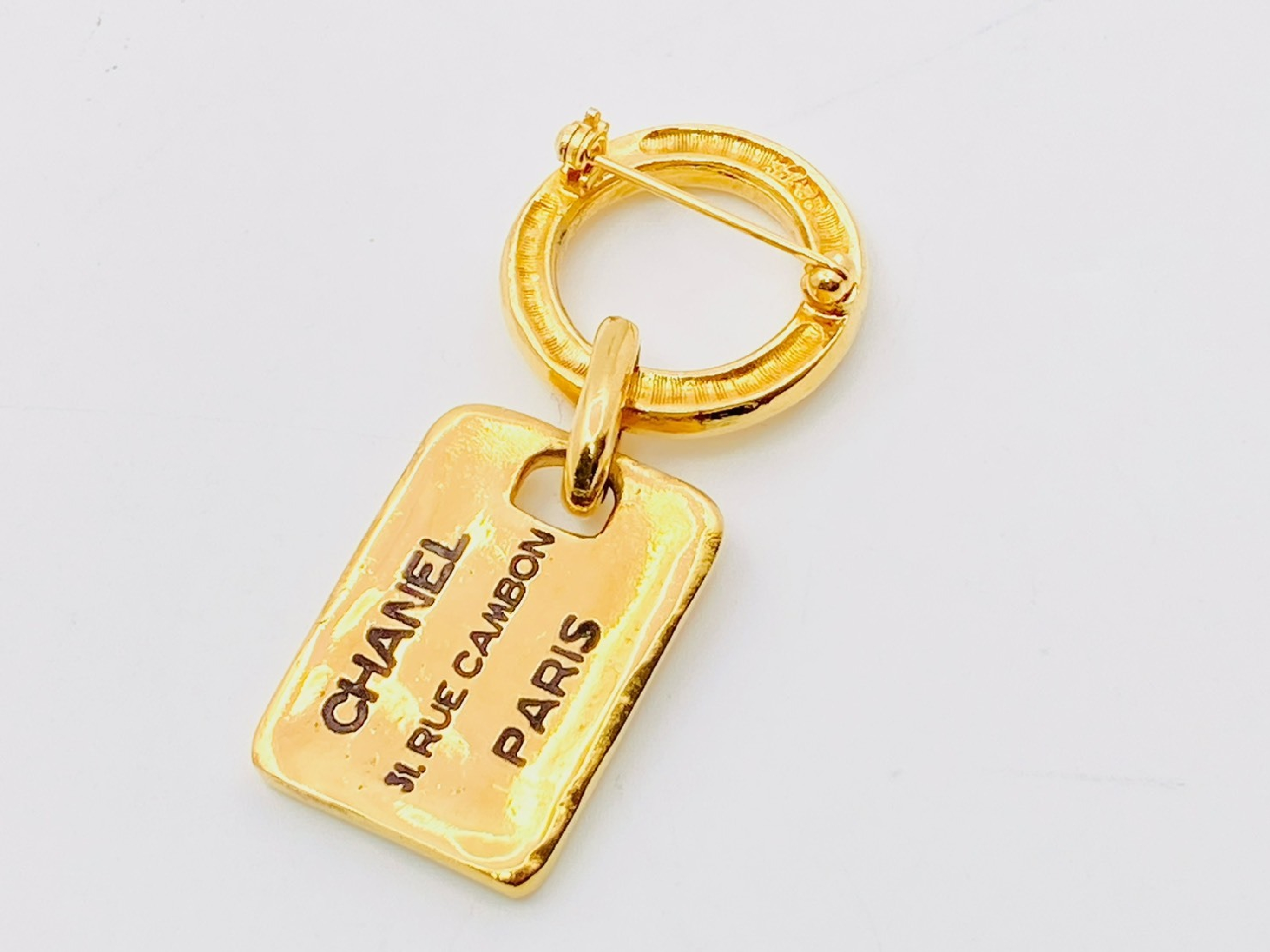 31 RUE CAMBON Plate Brooch, stamped 1133. — view 2