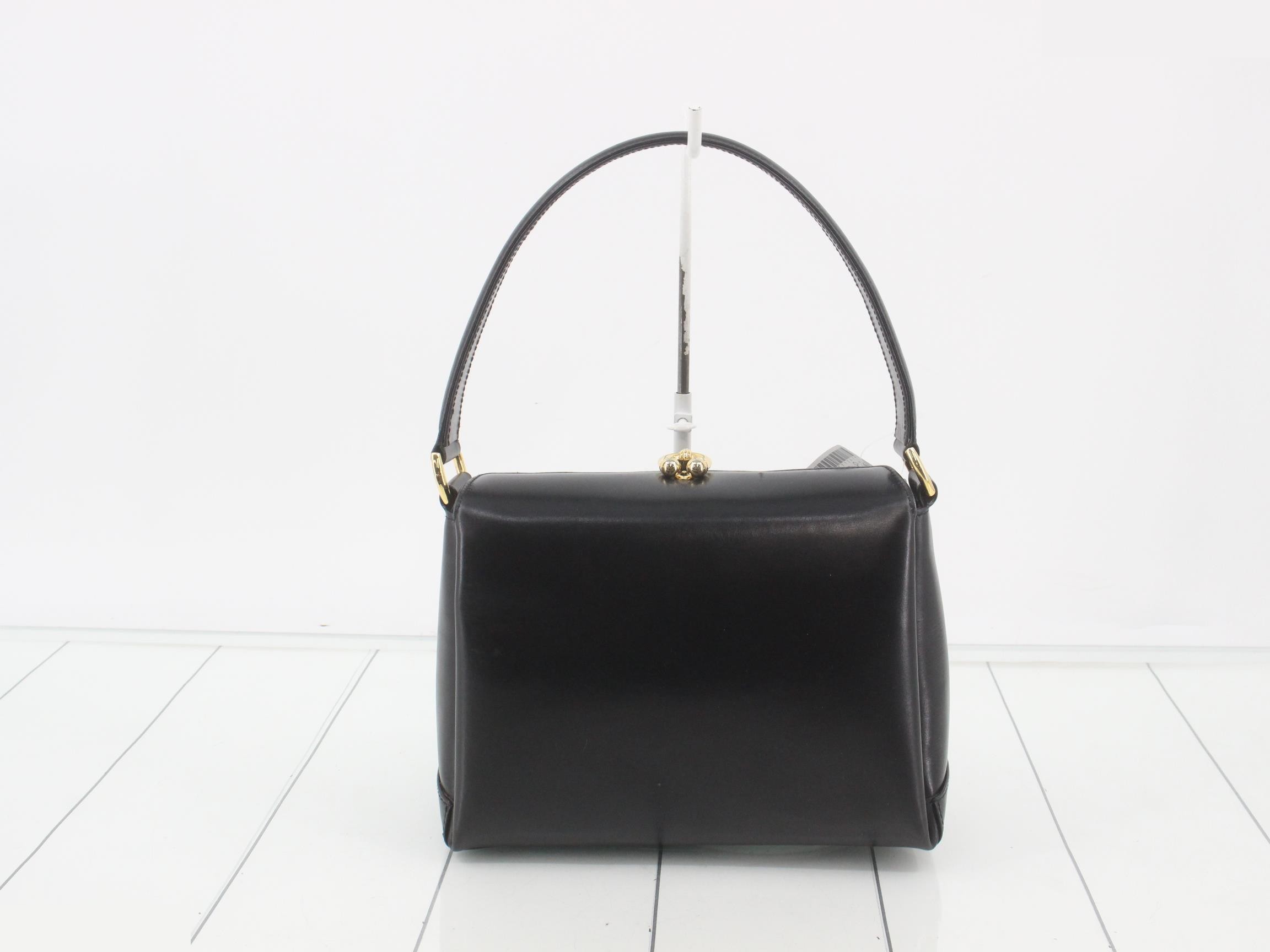 Horsebit one shoulder bag leather — view 2