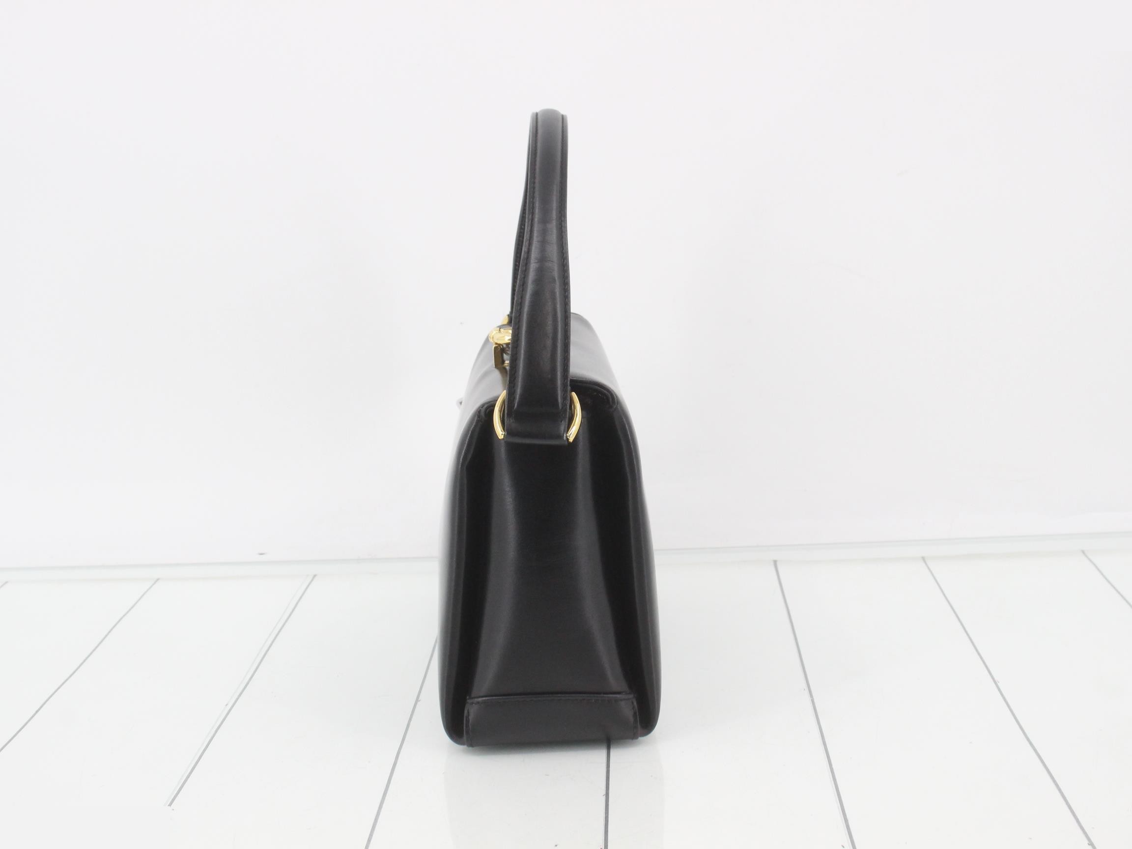 Horsebit one shoulder bag leather — view 3