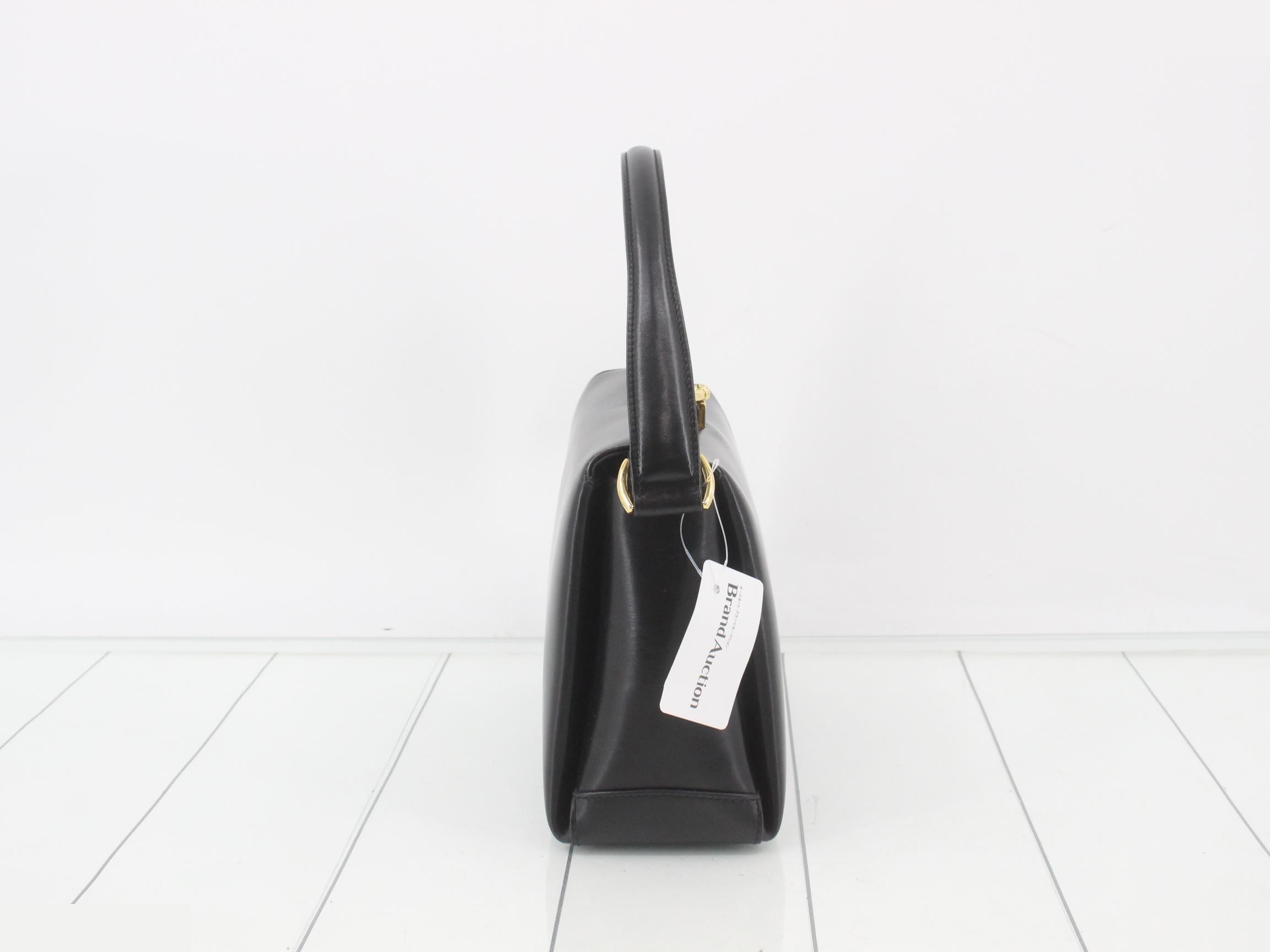 Horsebit one shoulder bag leather — view 4
