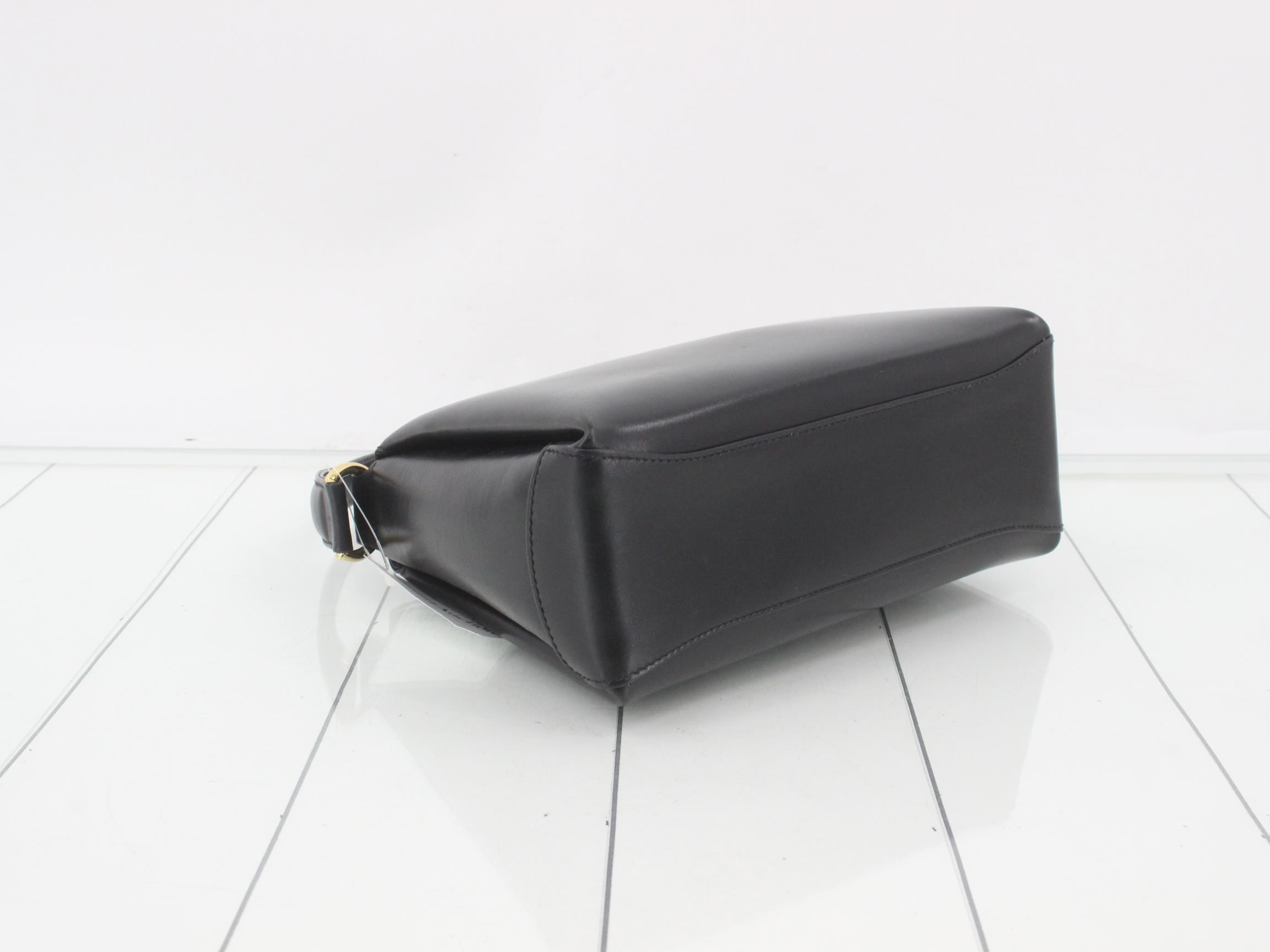 Horsebit one shoulder bag leather — view 5