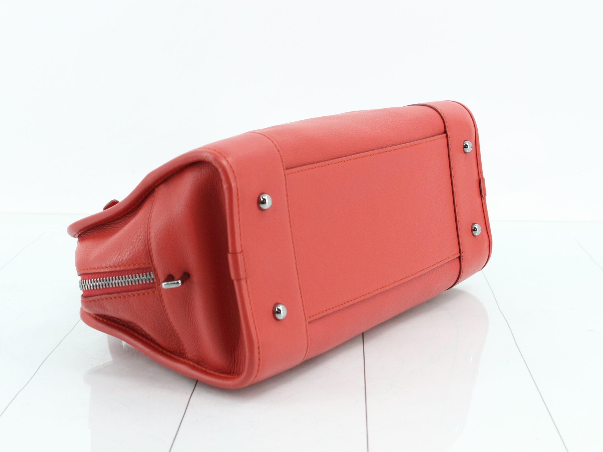 Amazona 28 Mini Boston Handbag, Red — view 5
