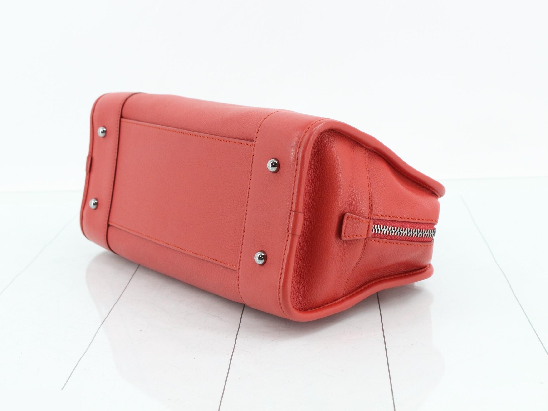 Amazona 28 Mini Boston Handbag, Red — view 6