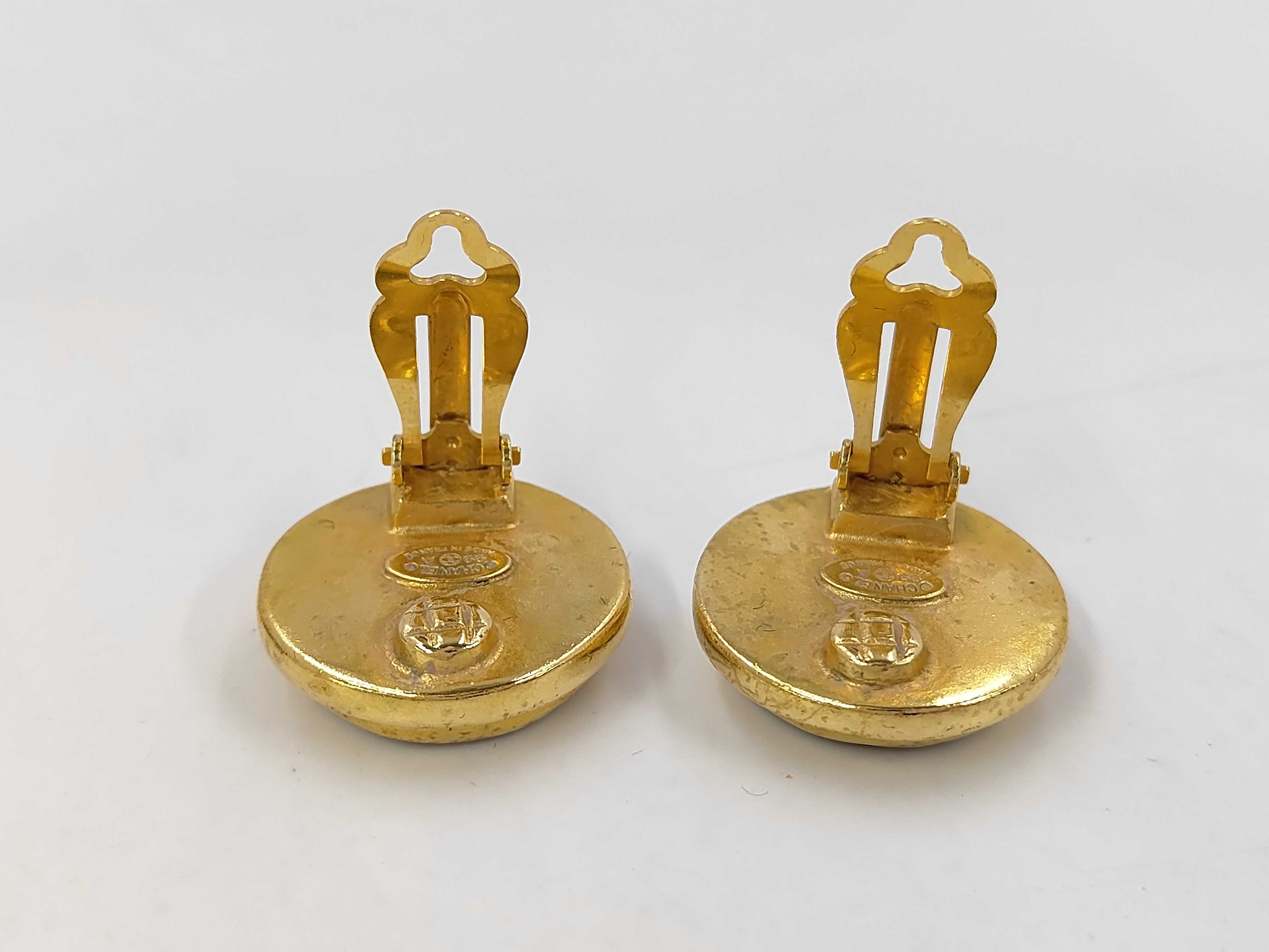 Brown Logo Vintage Earrings with Comet Earrings — view 2