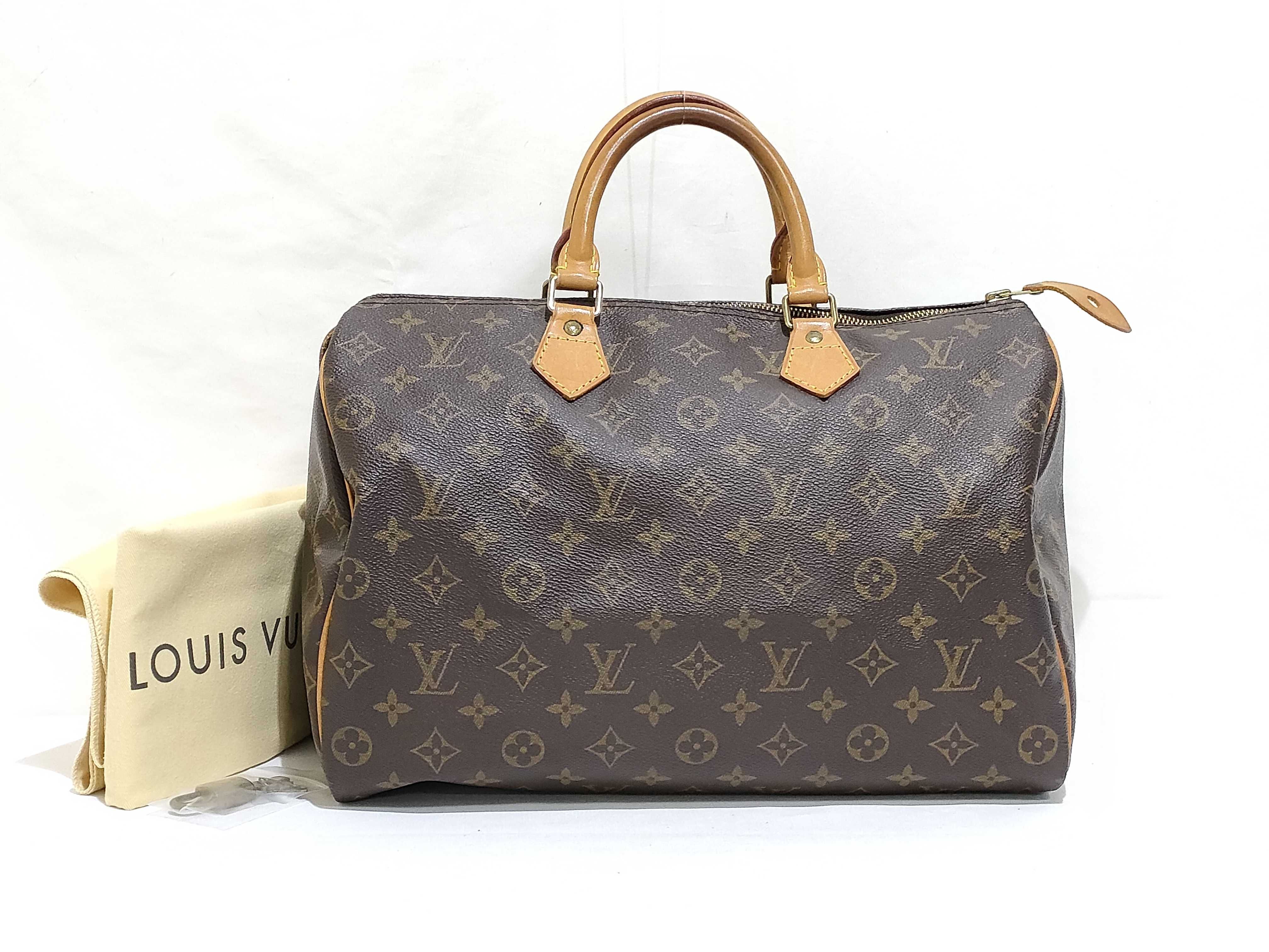 Monogram Speedy 35 M41524 VI0992 Brown Handbag