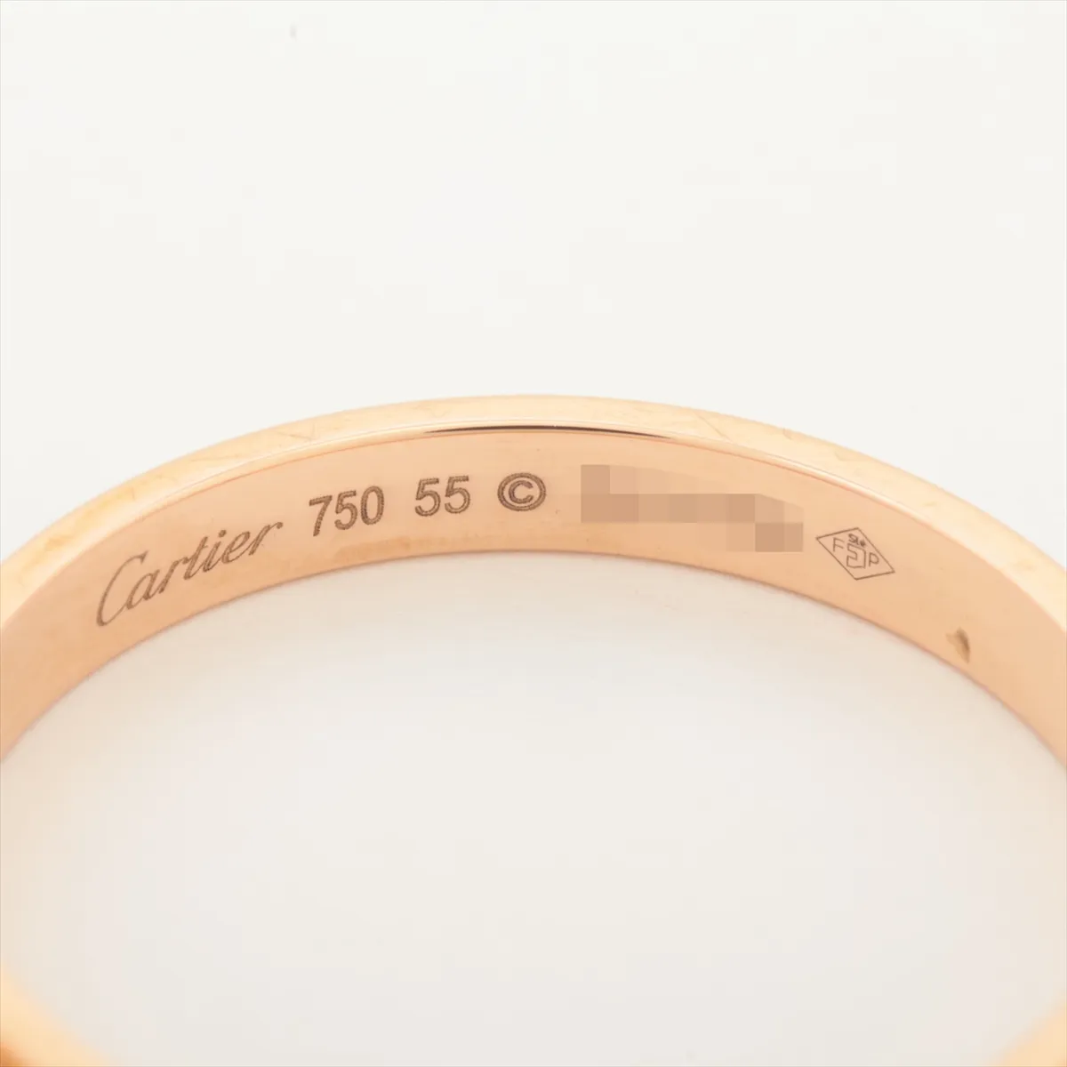 Damour Ring 750 (PG) 2.4g 55 SA1768 — view 3