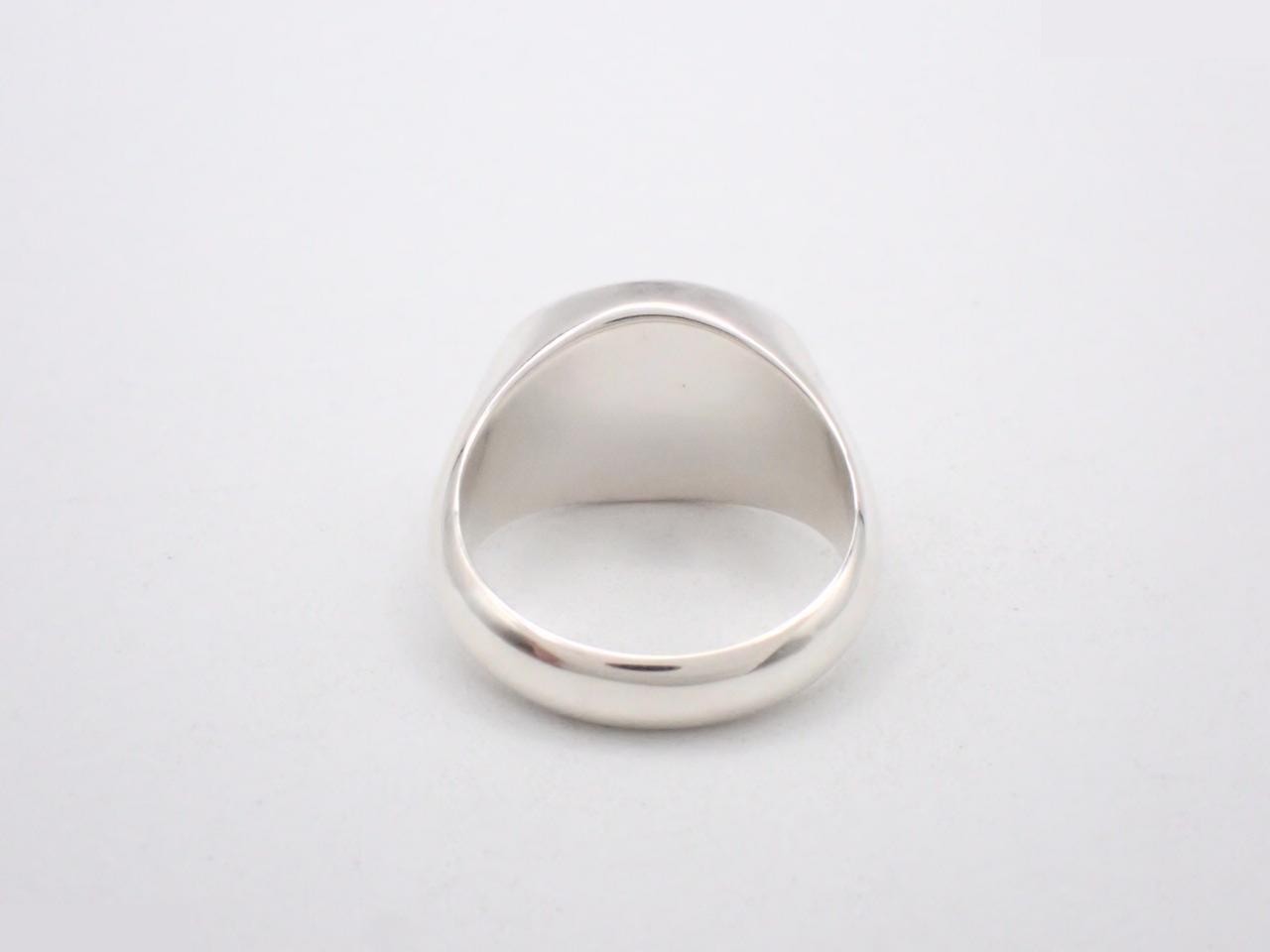 Trademark Oval Ring, 925 Sterling Silver, Size #13, 9.1g — view 2