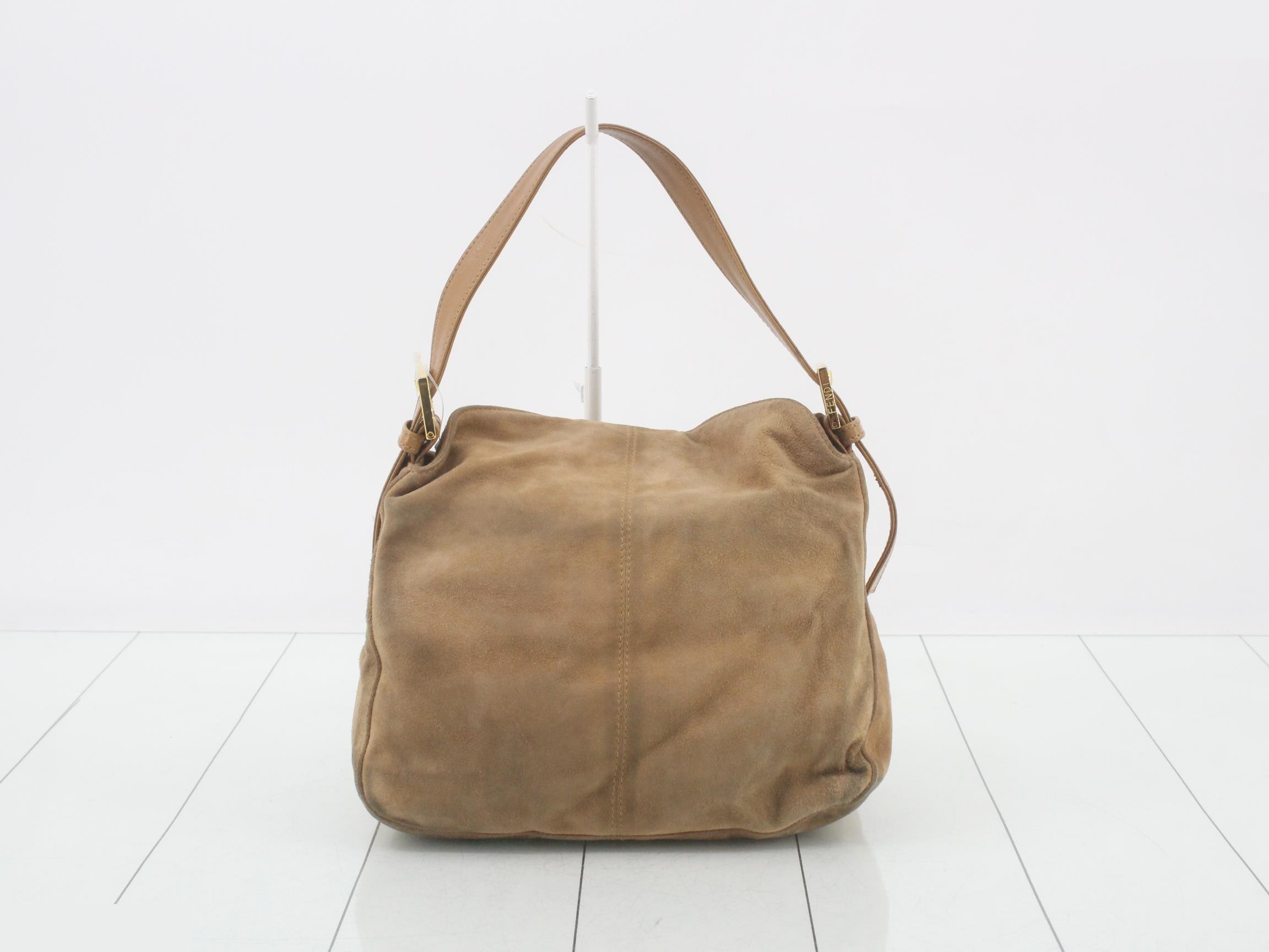 Baguette Suede Shoulder Bag — view 2