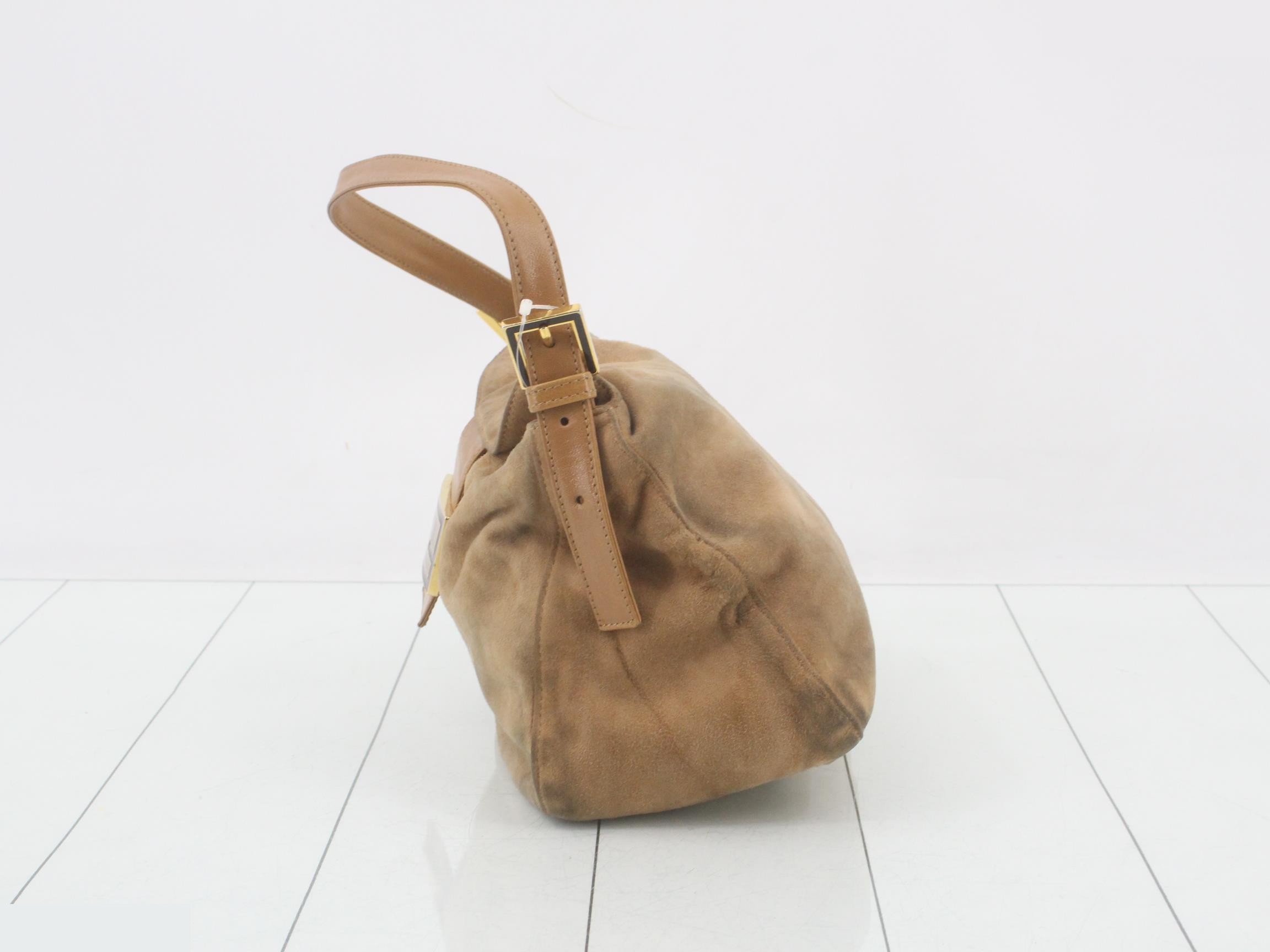 Baguette Suede Shoulder Bag — view 3