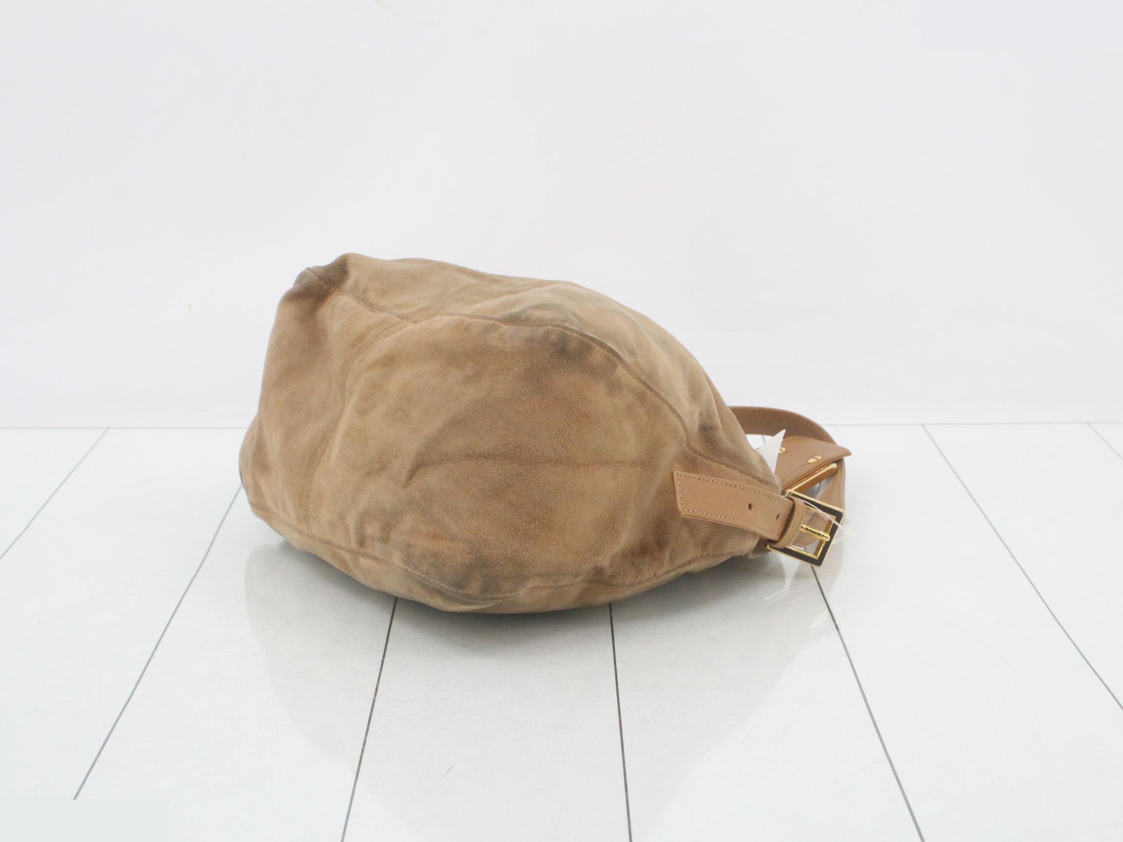 Baguette Suede Shoulder Bag — view 6
